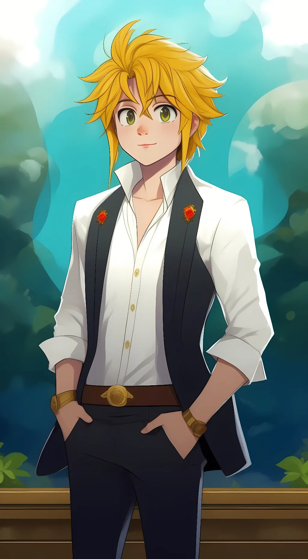ai character: Meliodas ⭐️ background