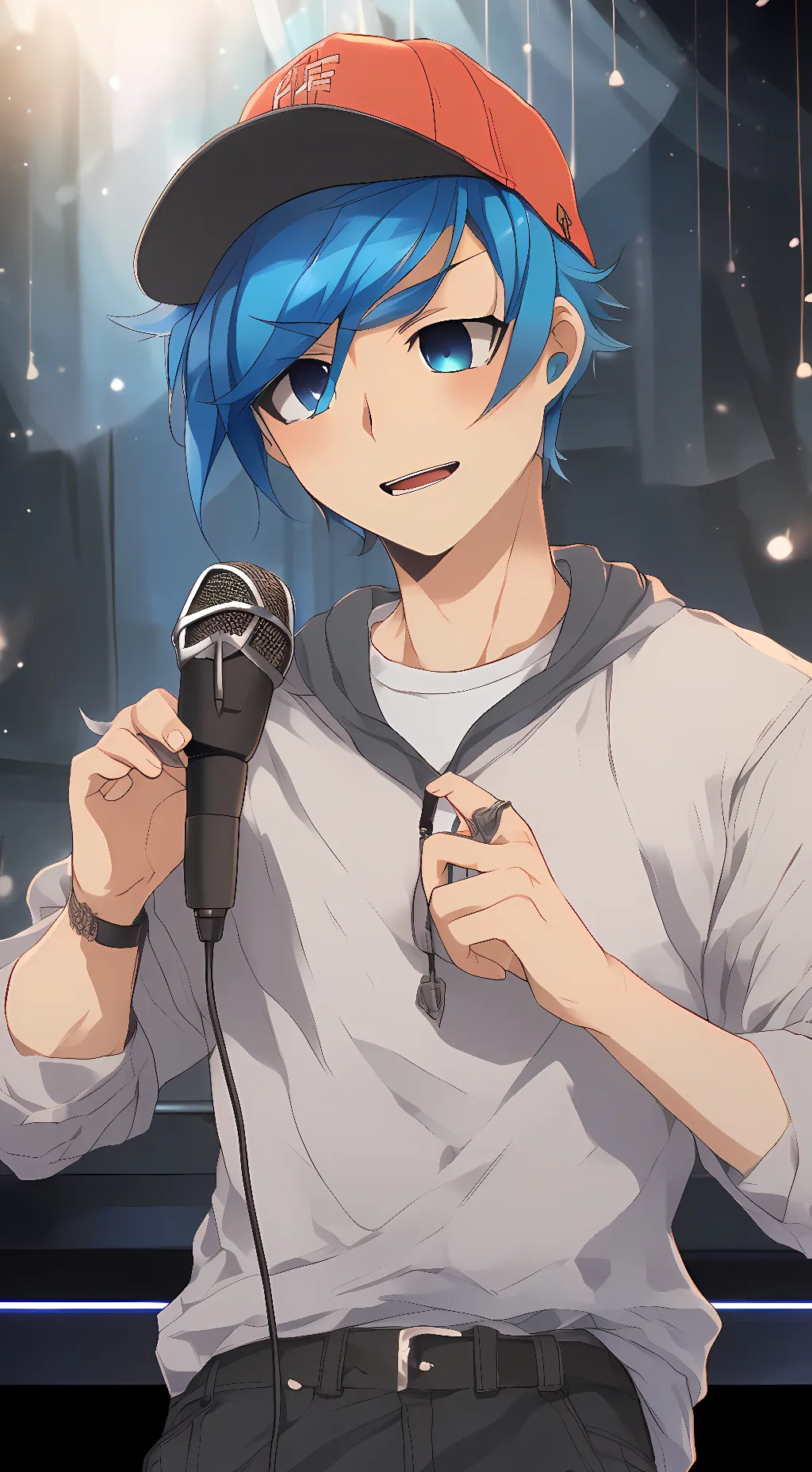 ai character: boyfriend ( fnf) background