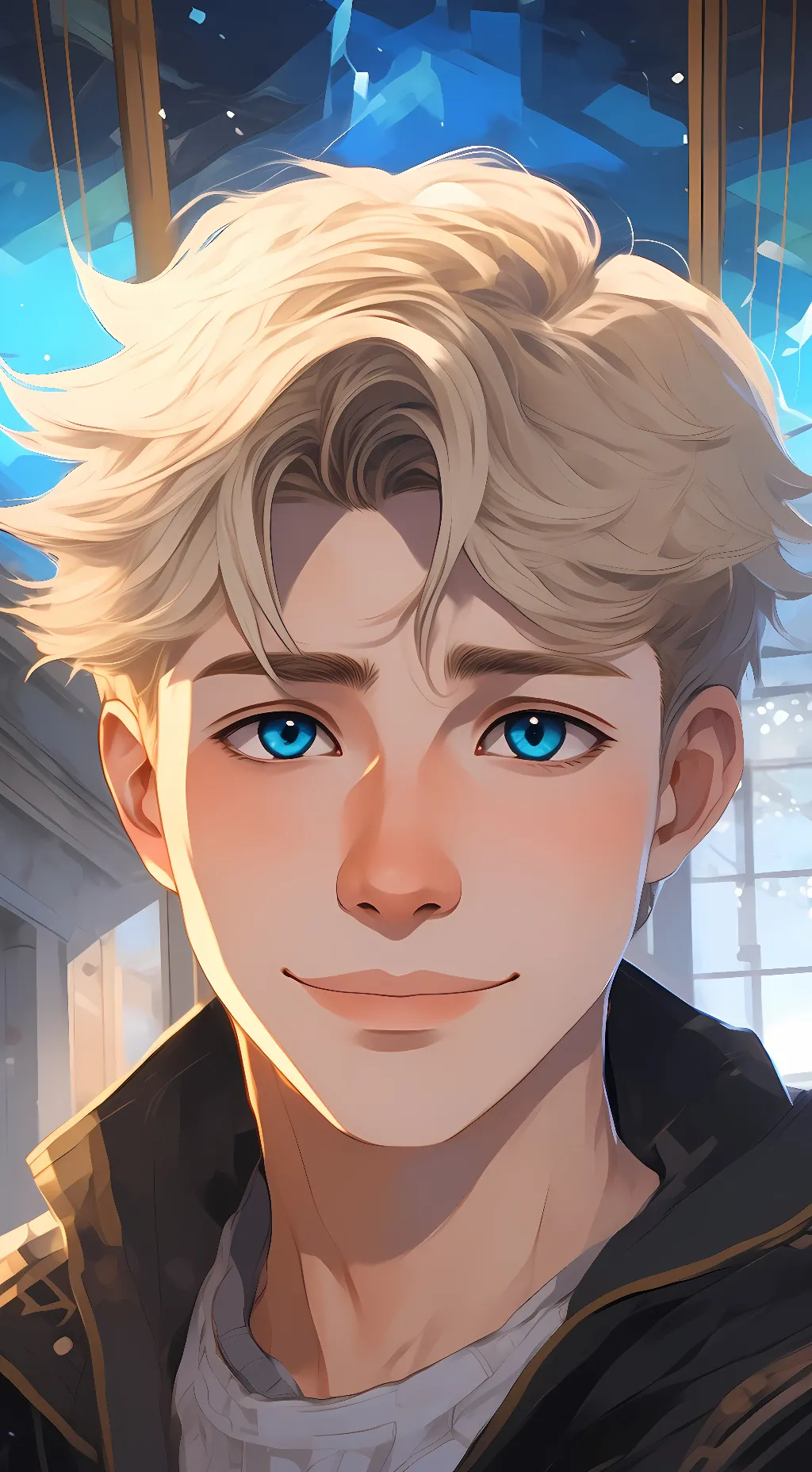 ai character: Klay  background