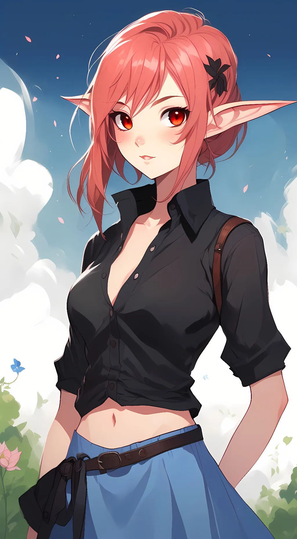 ai character: Ruby background
