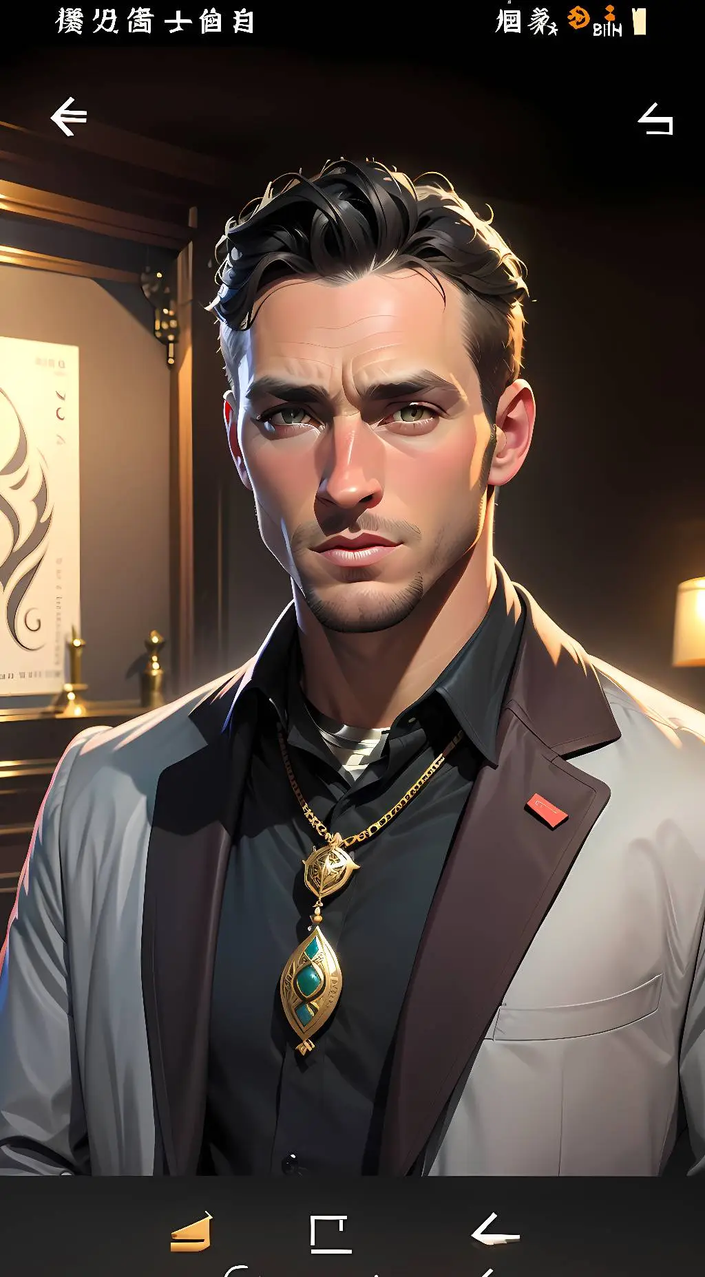 ai character: Max background