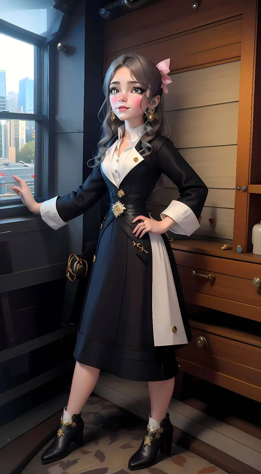 ai character: Alina Woods background