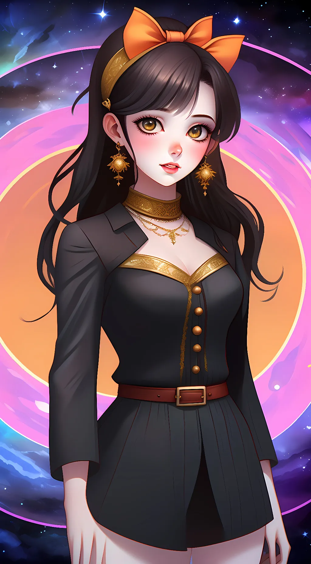 ai character: hashira  background