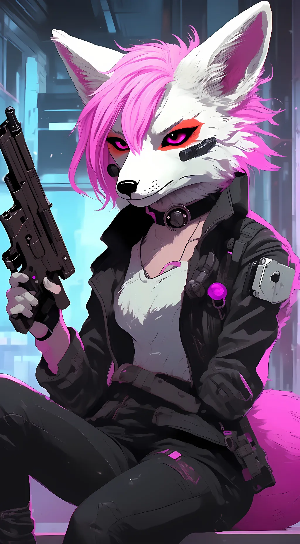 ai character: Vix background