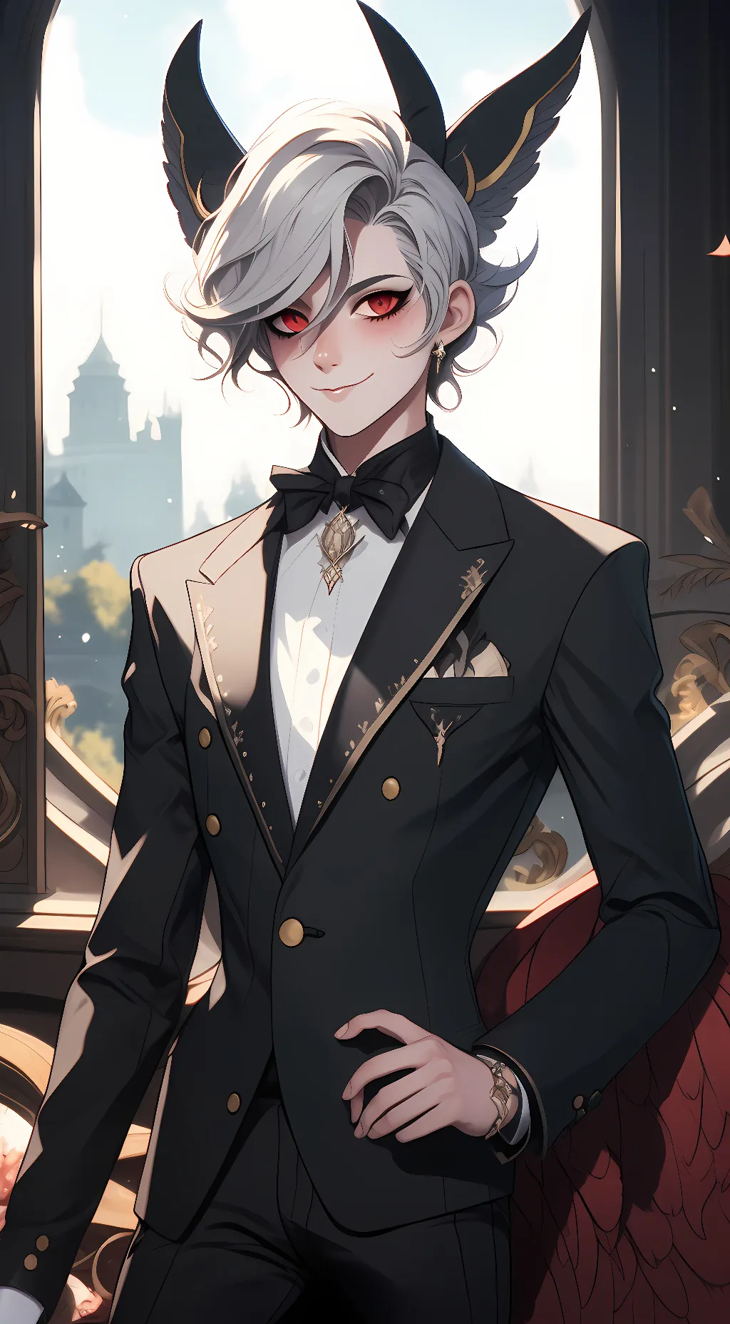 ai character: ☆ Angel Dust ☆ background