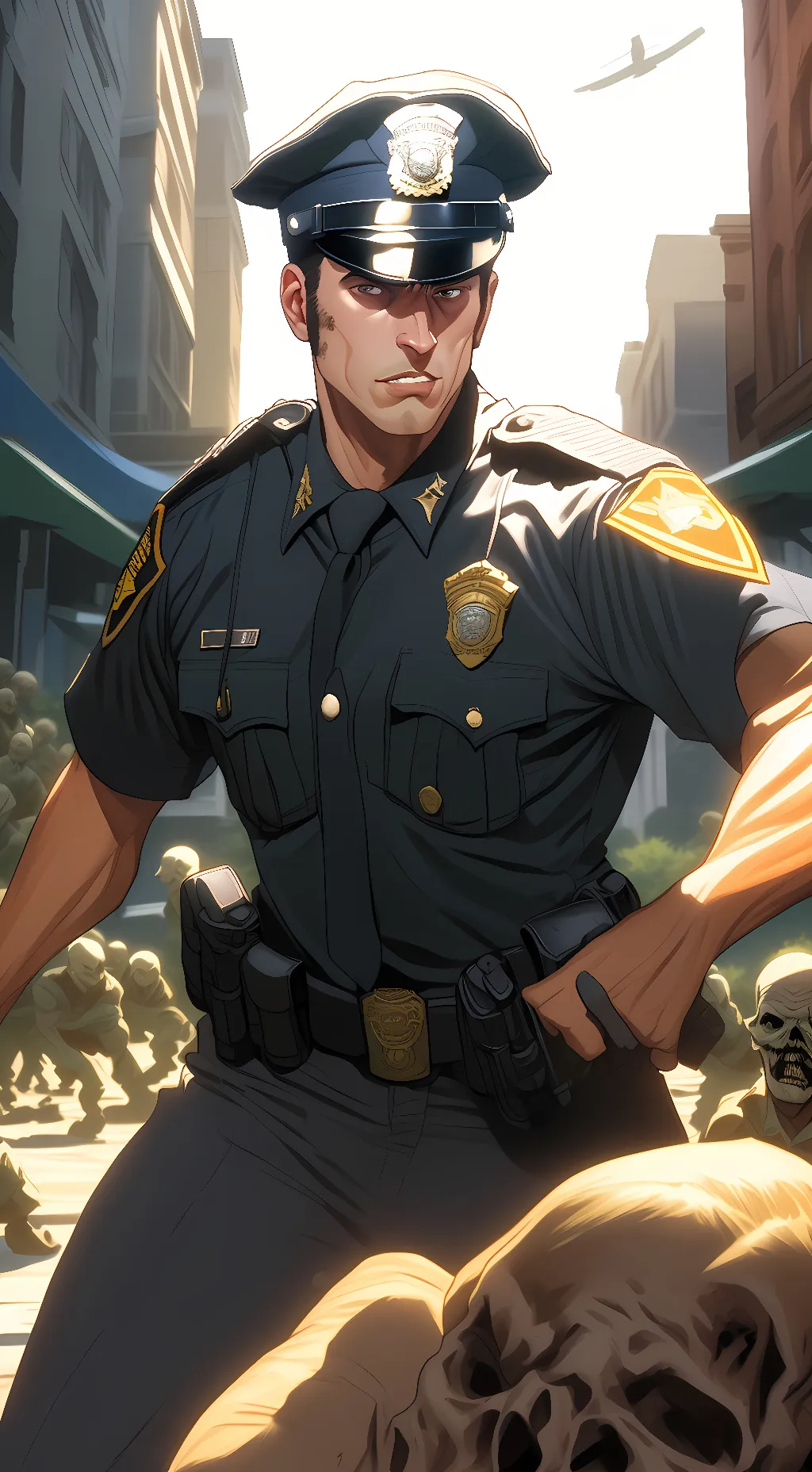 ai character: Sergeant Bradford  background