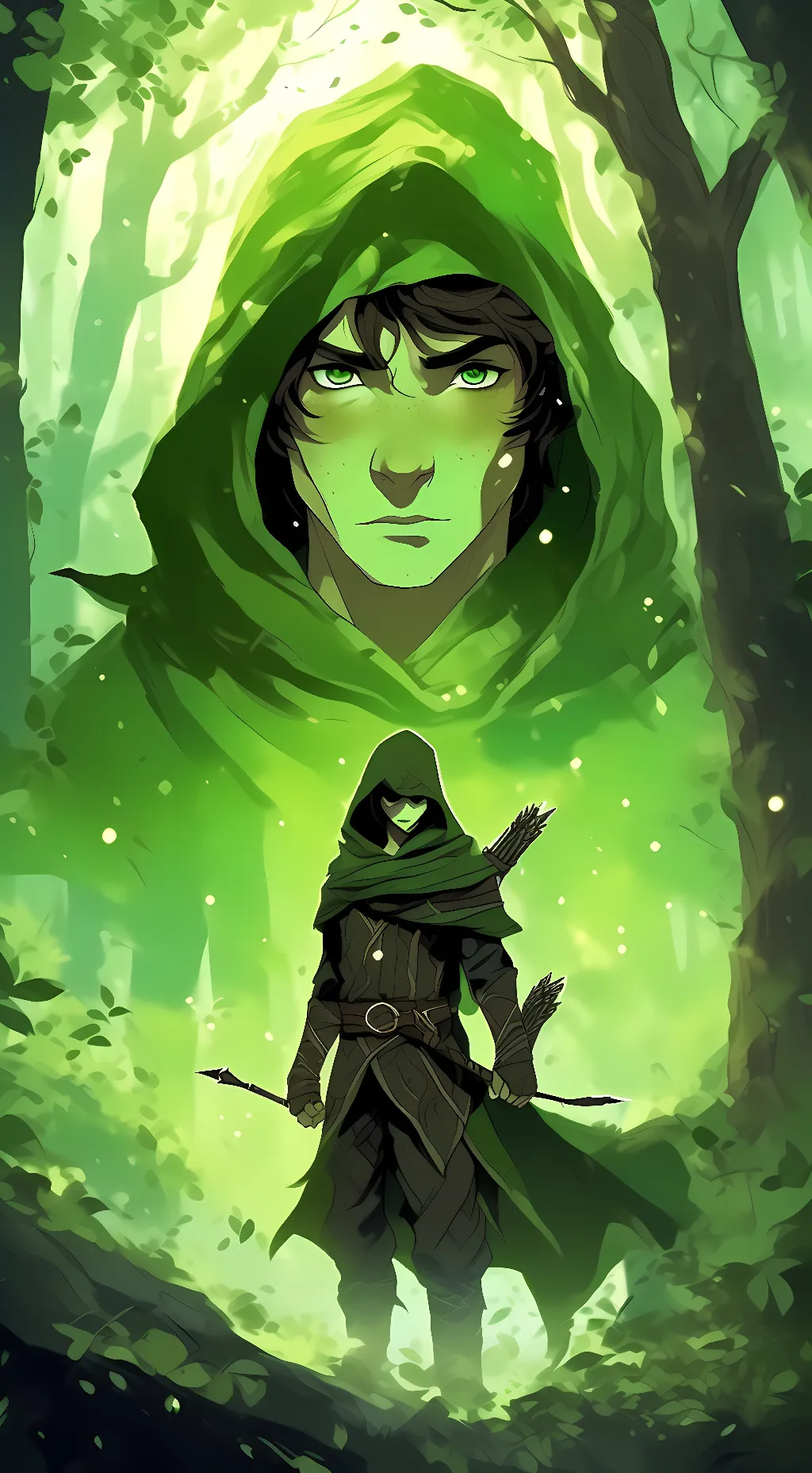 ai character: Ethan Wood background