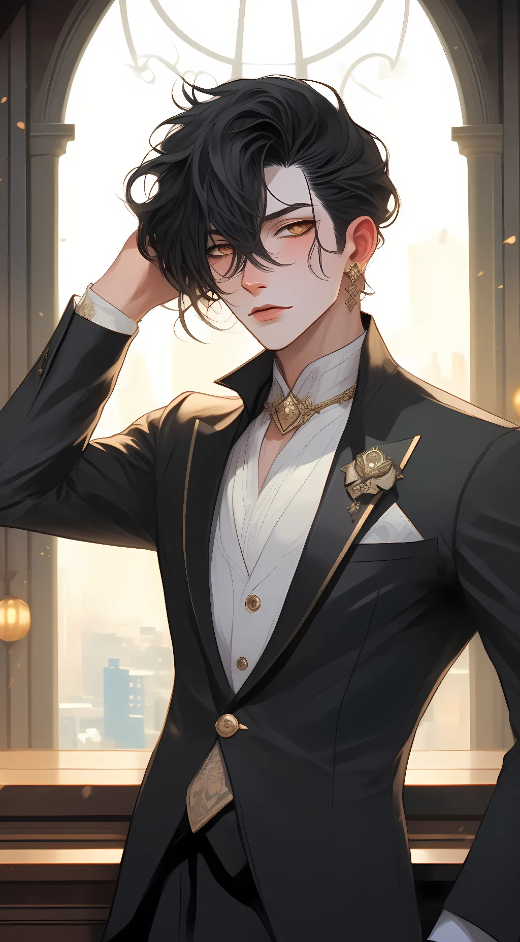 ai character: Brett background