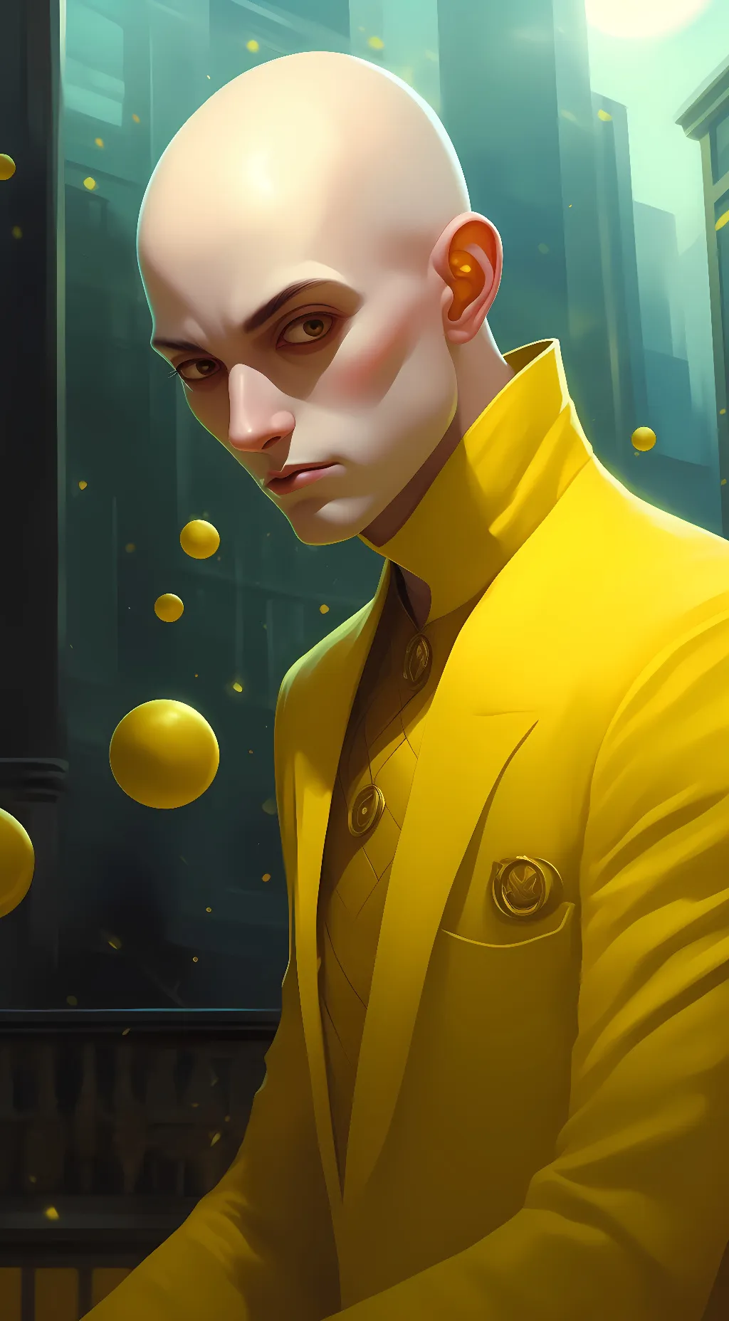 ai character: A Roblox noob background