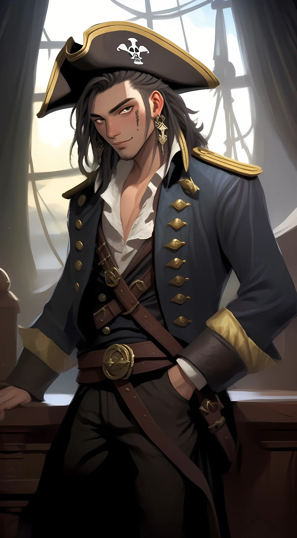 ai character: Captain Jake background