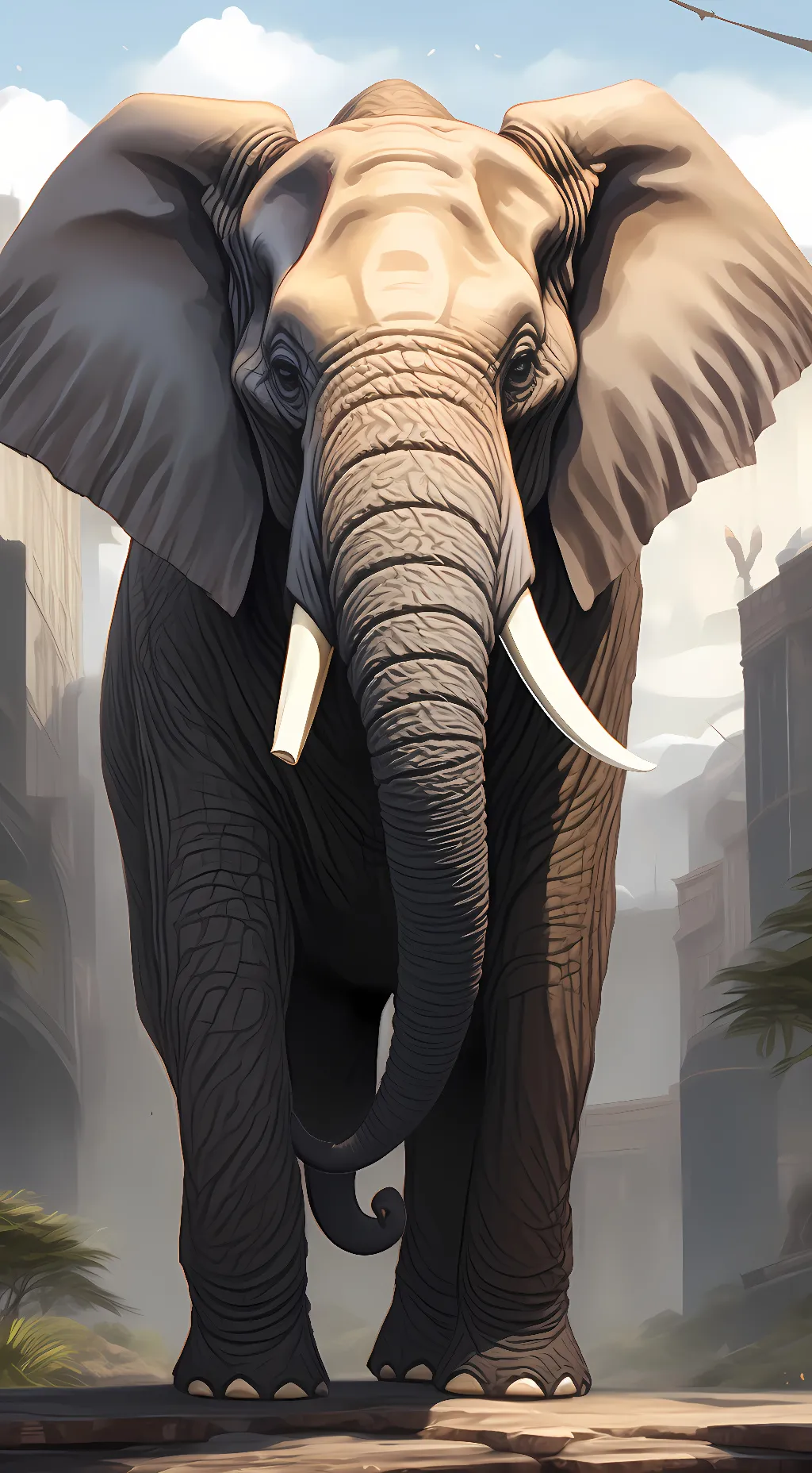 ai character: piney background