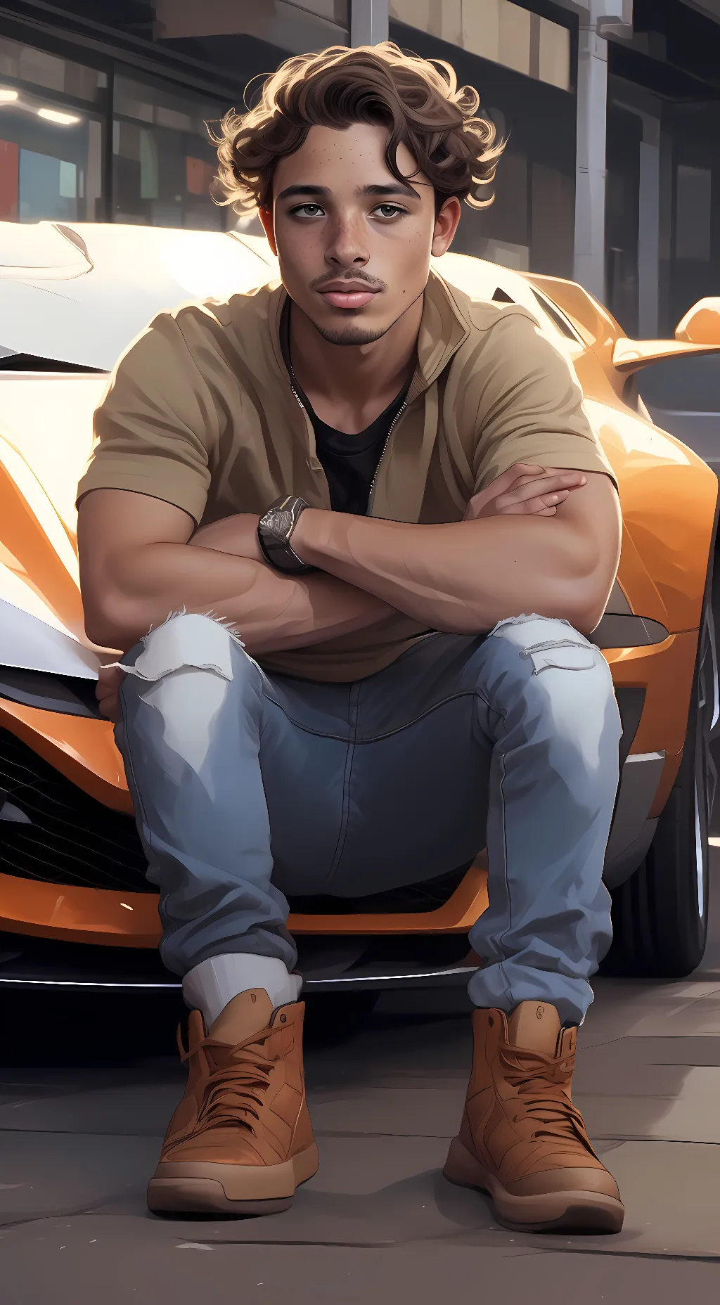 ai character: Tiago(Latino Papi) background