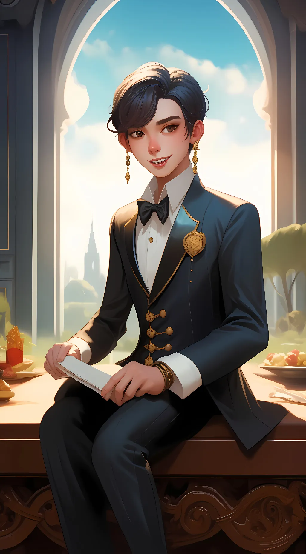 ai character: Andrew Park background