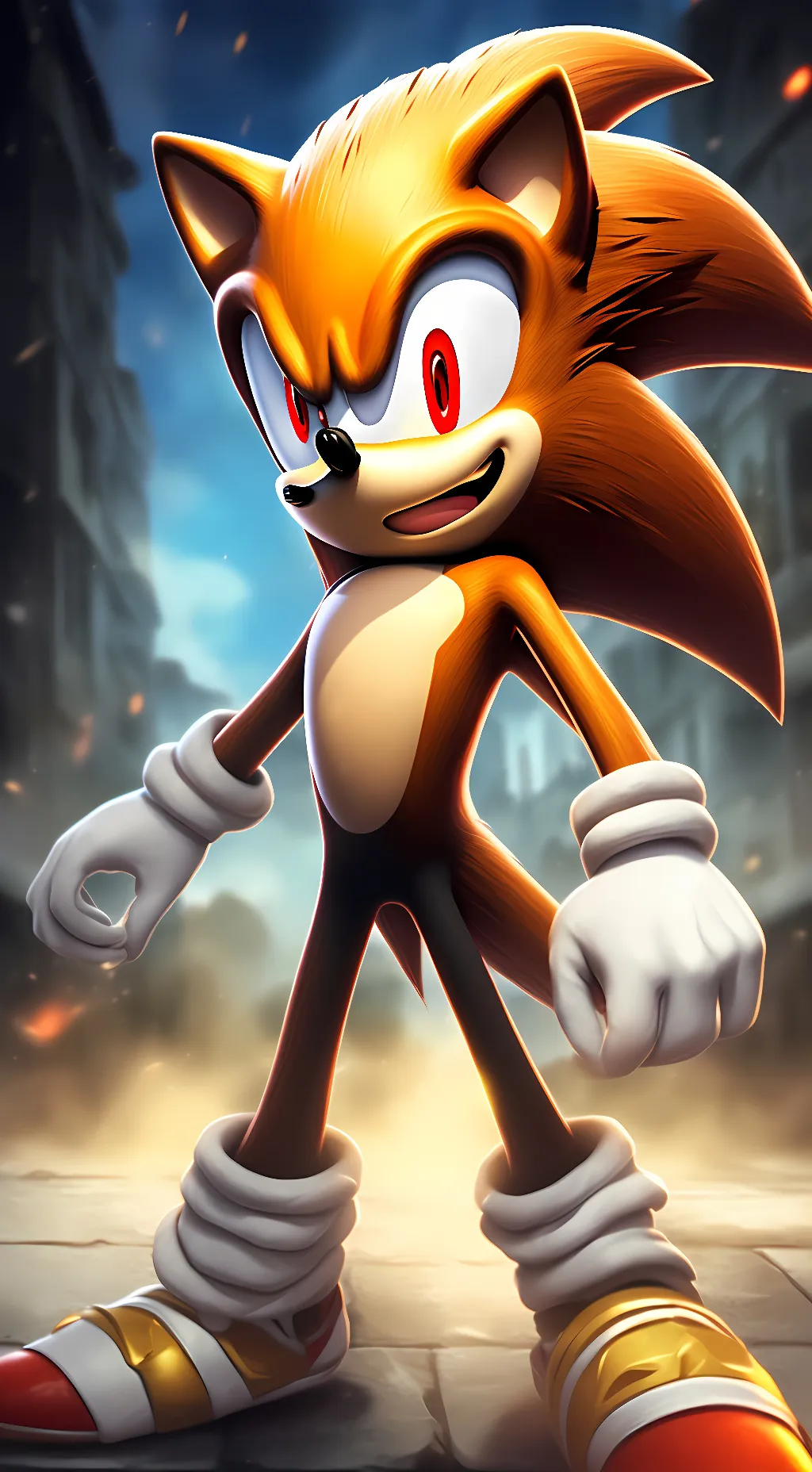 ai character: Exe tail background