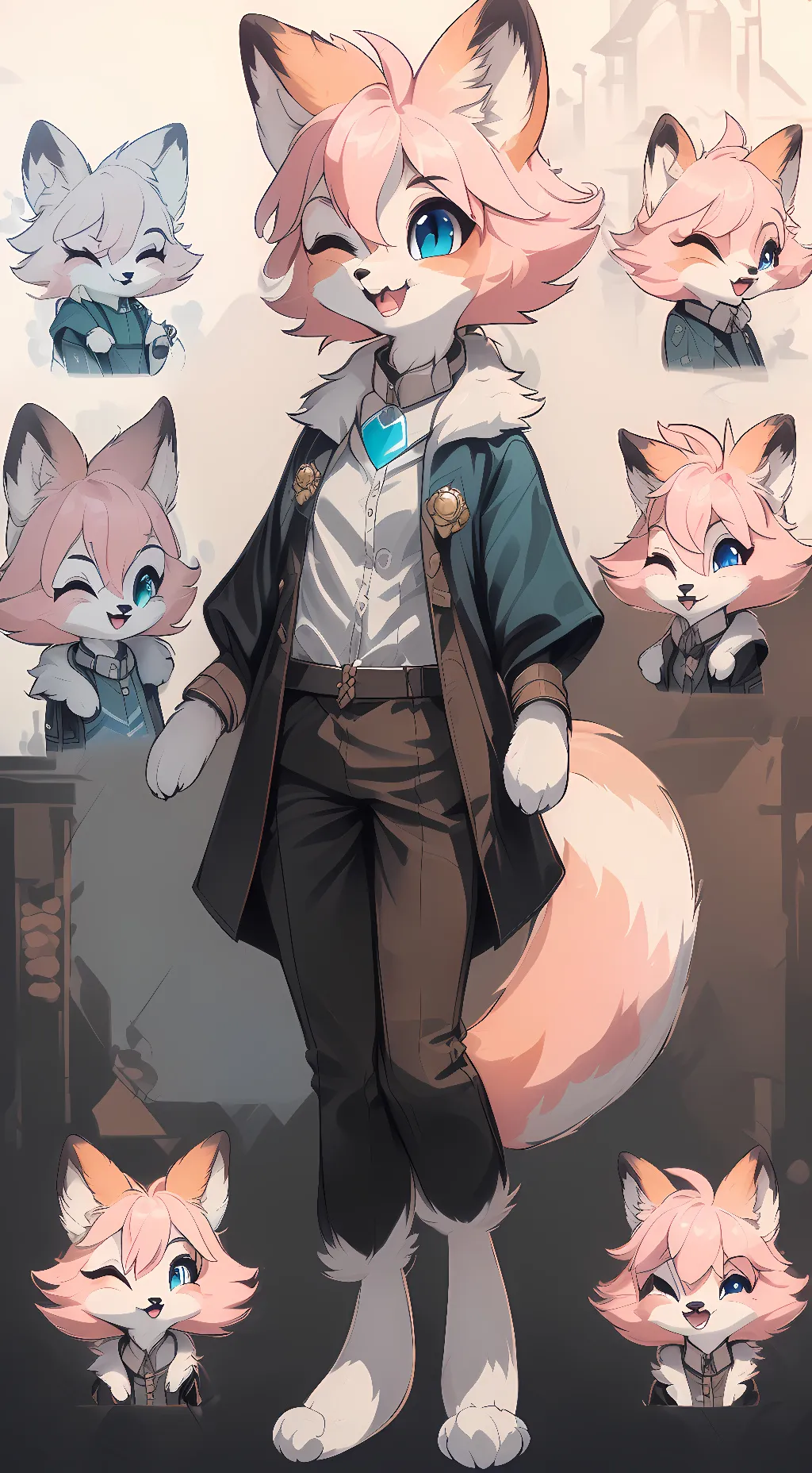 ai character: Axel background