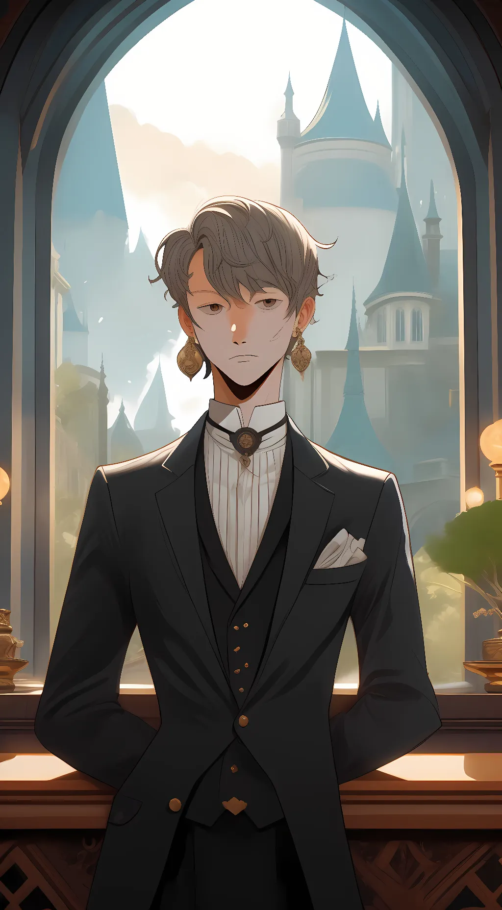 ai character: boyfriend  background