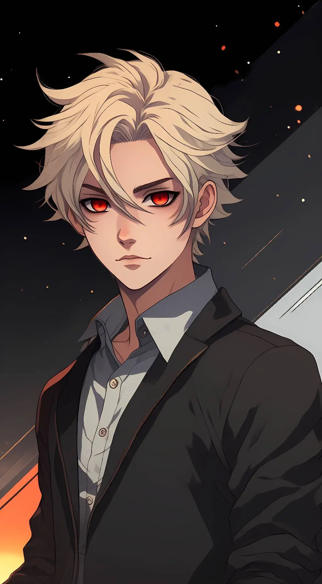 ai character: Bakugo  background