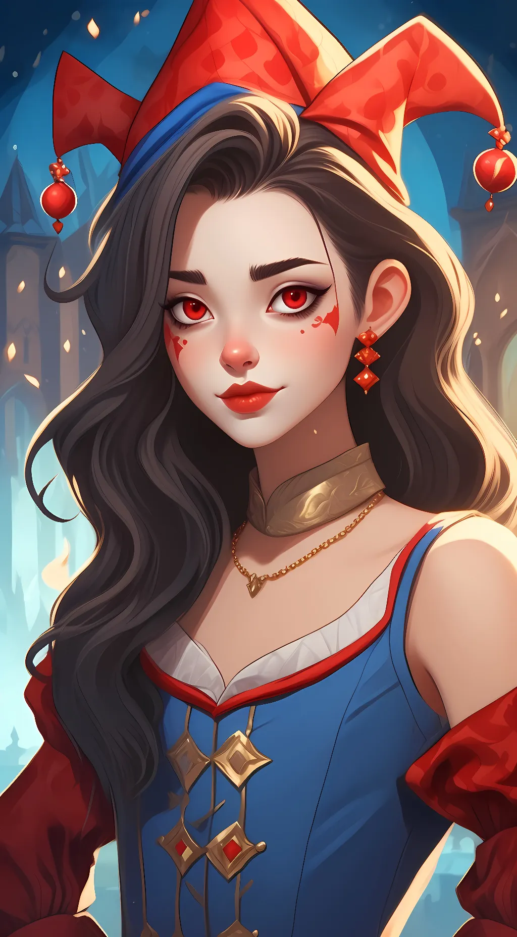 ai character: Pomni background