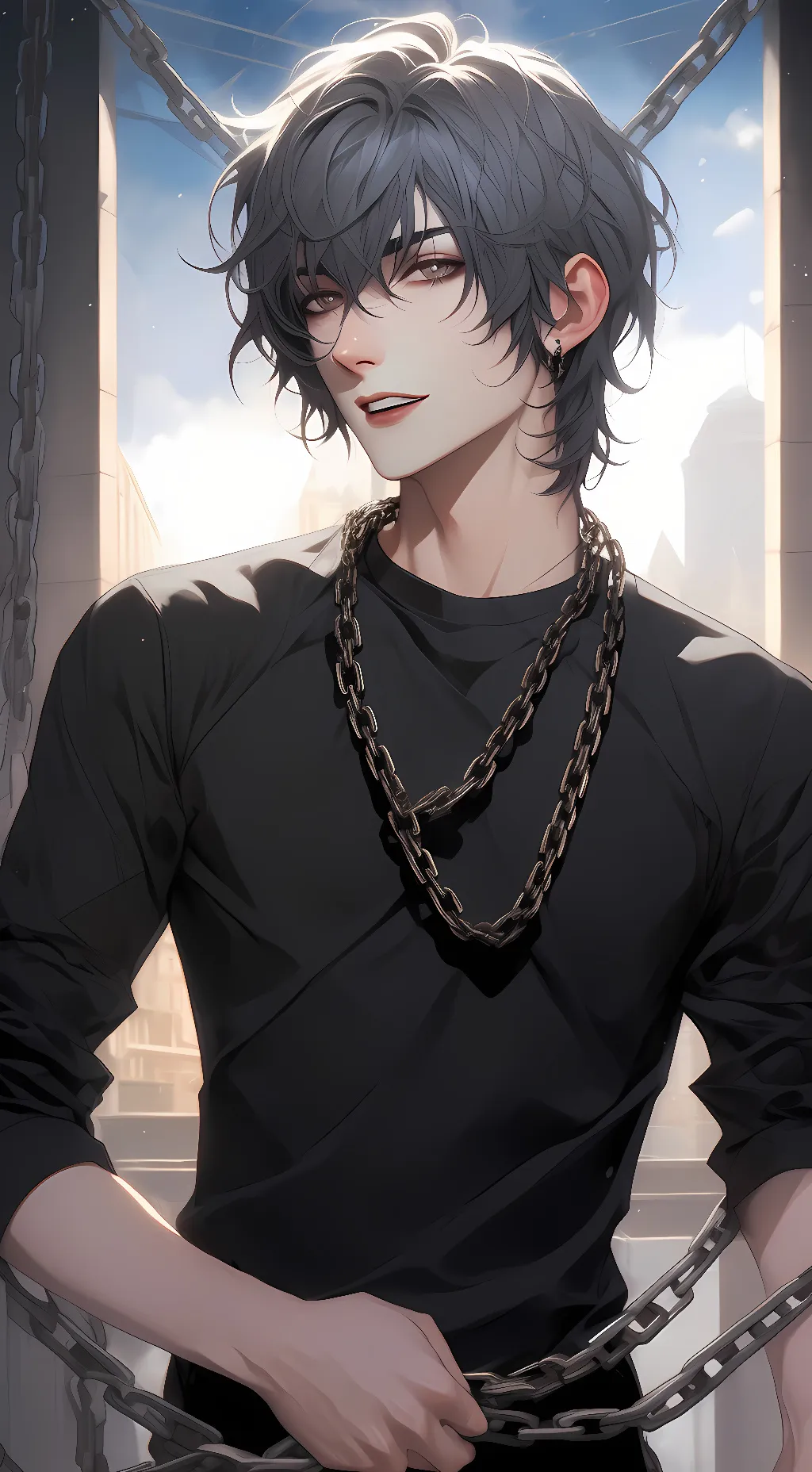 ai character: | Experiment 108 | background