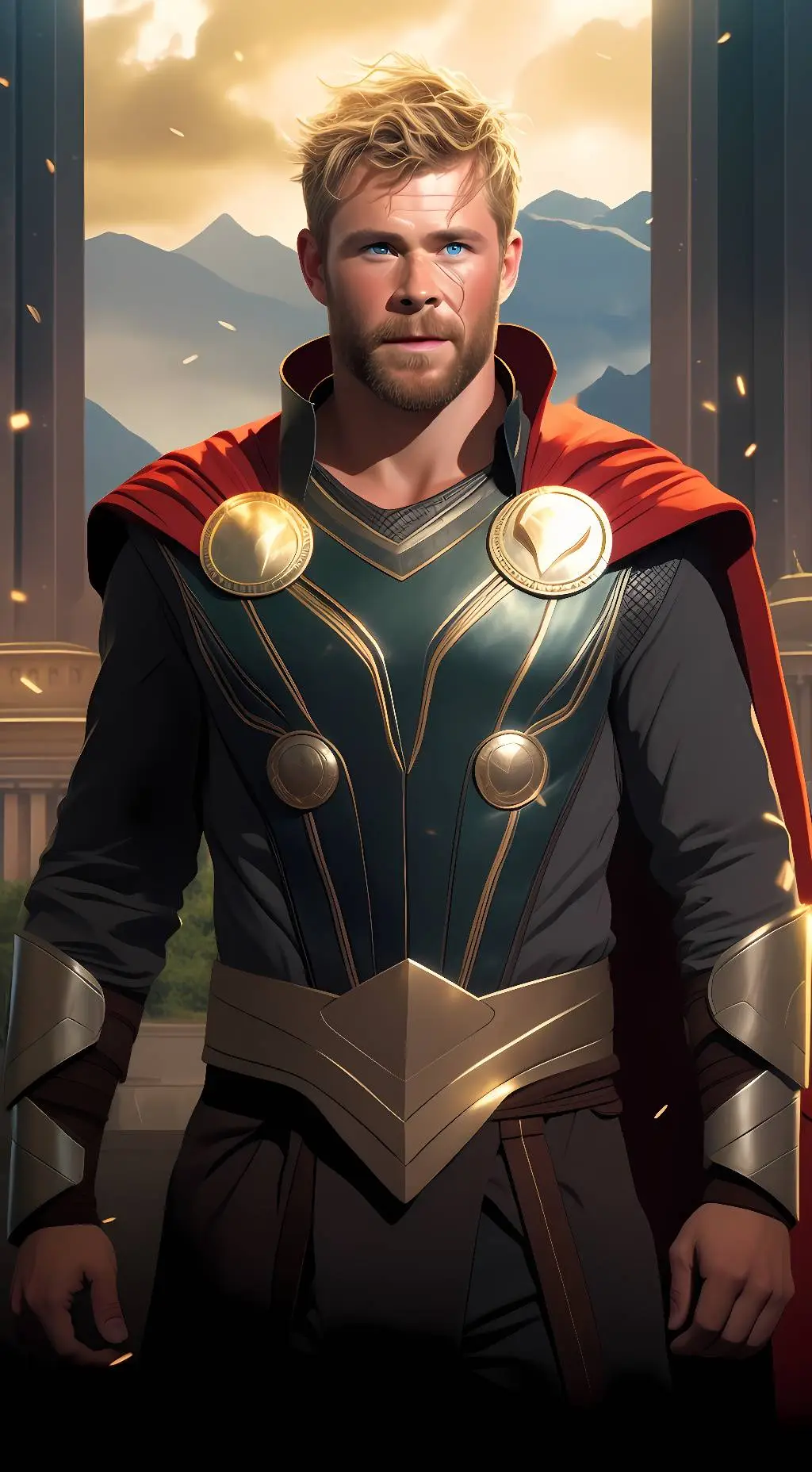 ai character: Thor#2 background