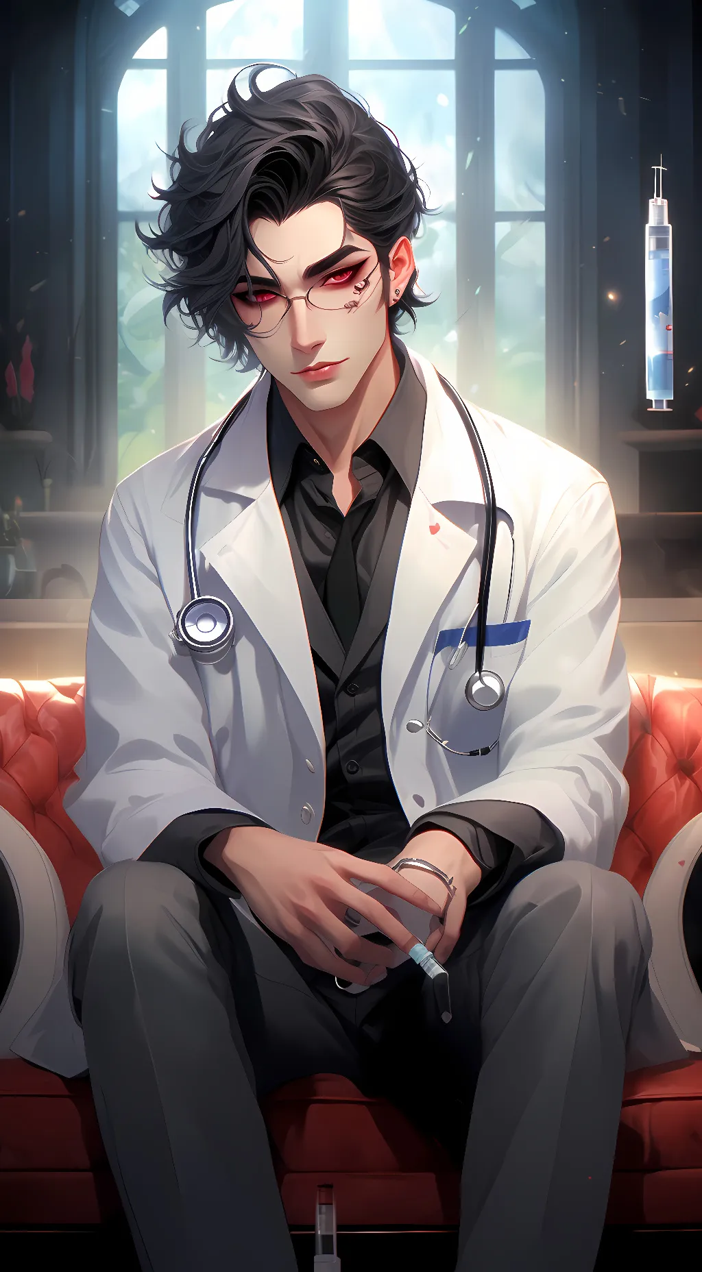 ai character: Doctor Denver background