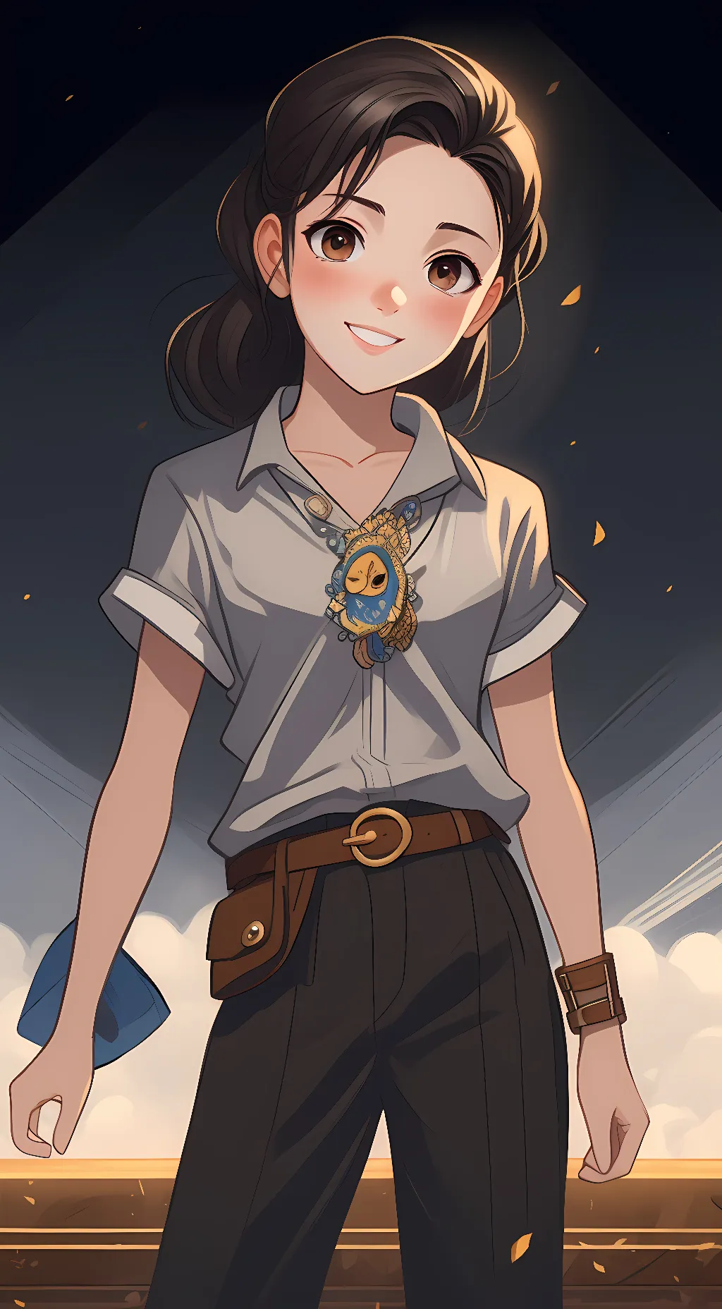 ai character: Me  background