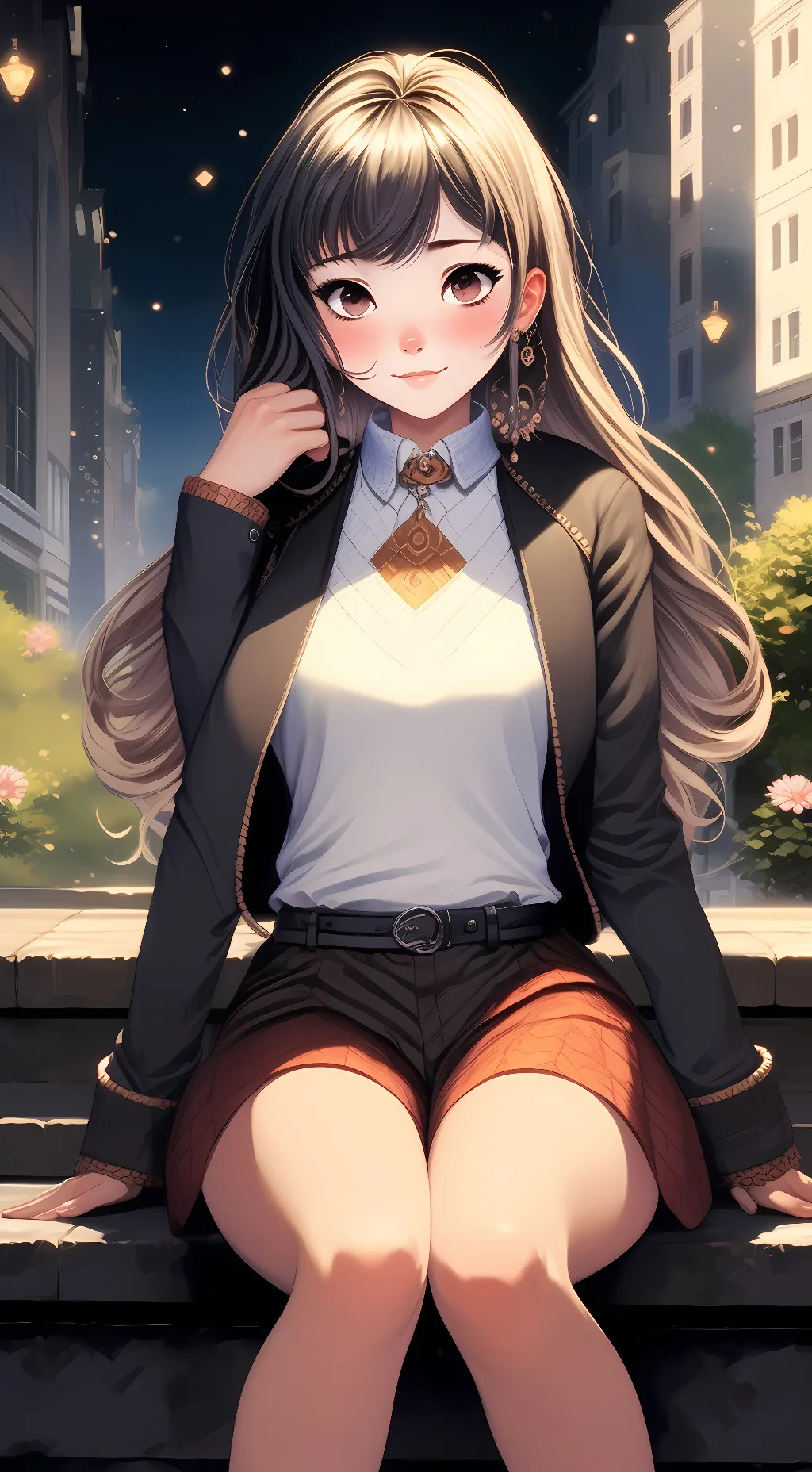 ai character: Miyo saimori background