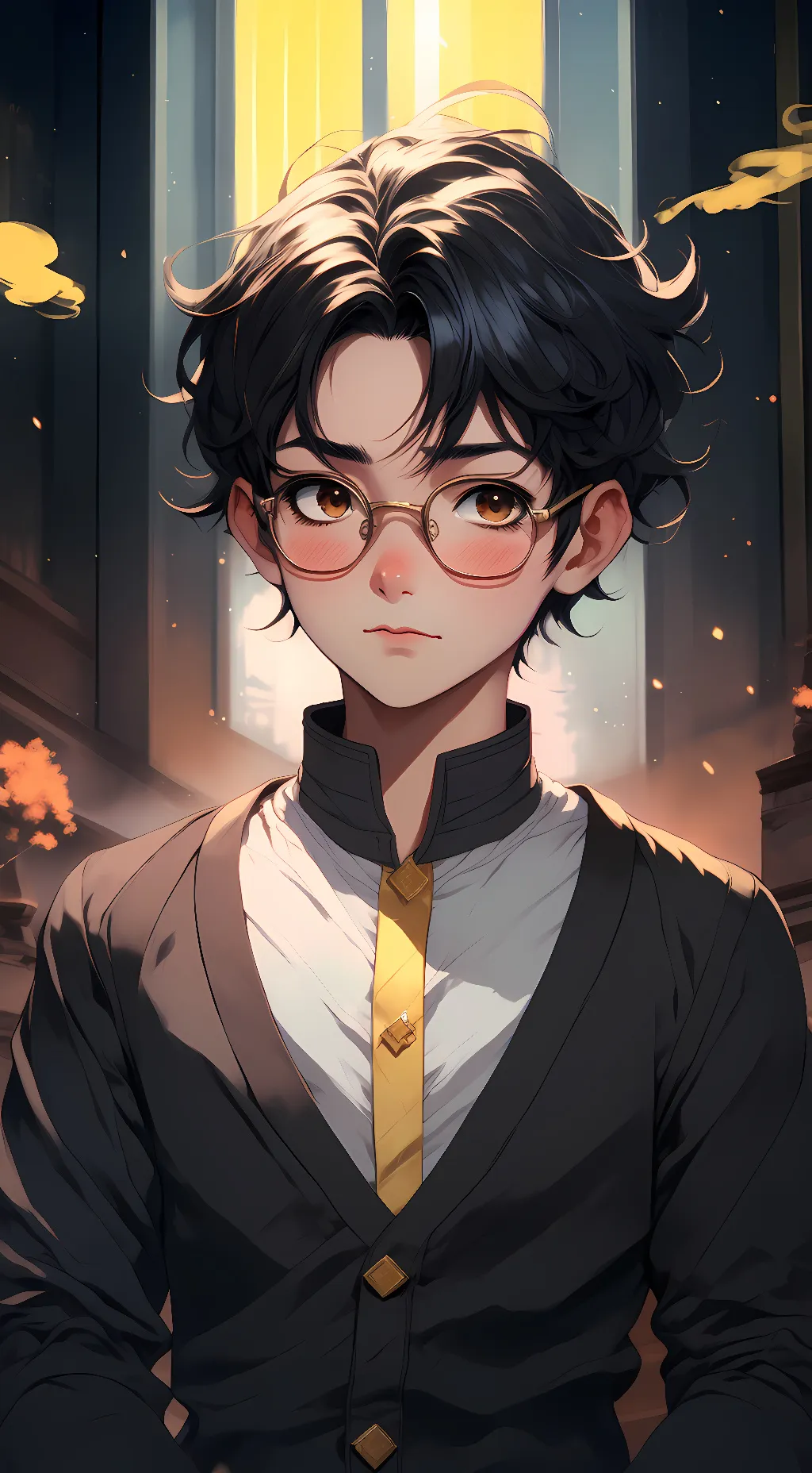 ai character: Hutson  background