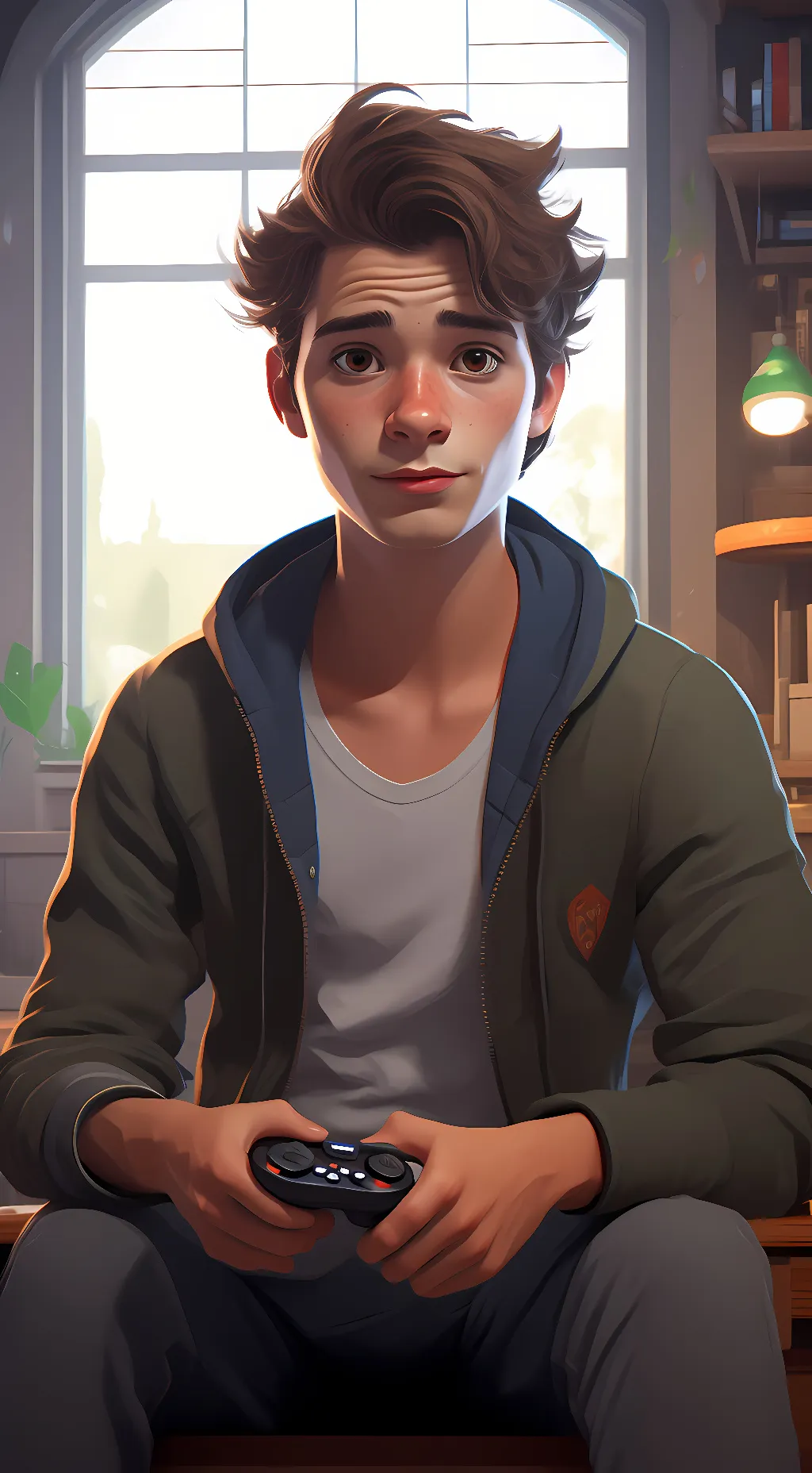 ai character: Carter background