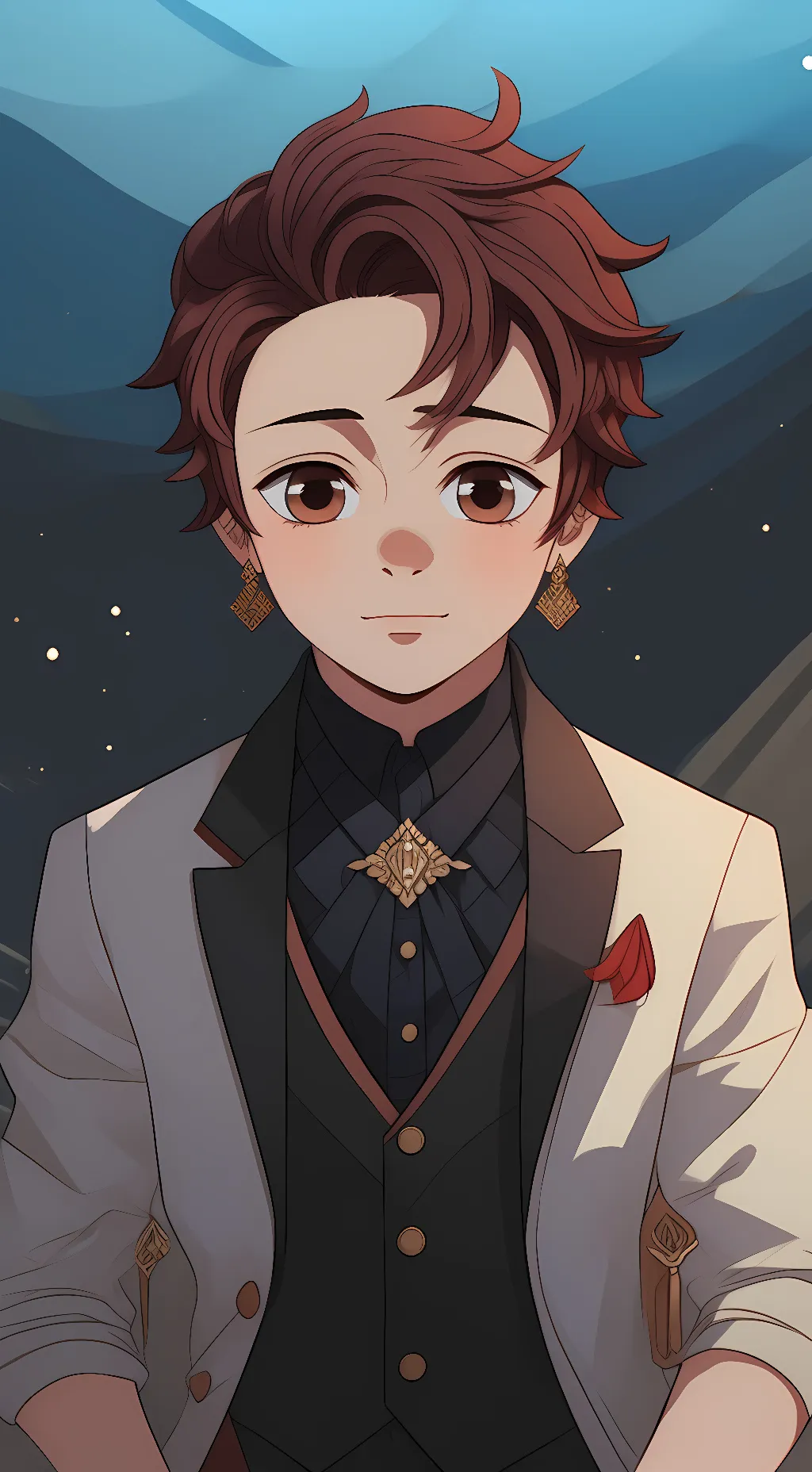 ai character: tqnjiro background