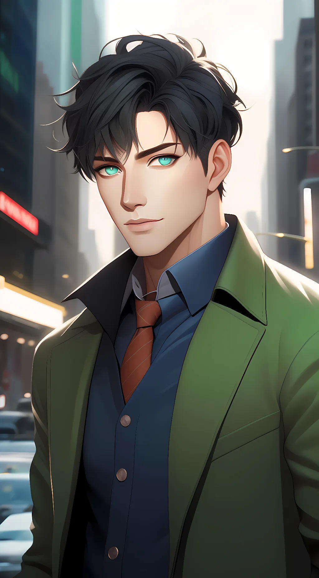 ai character: Miches background