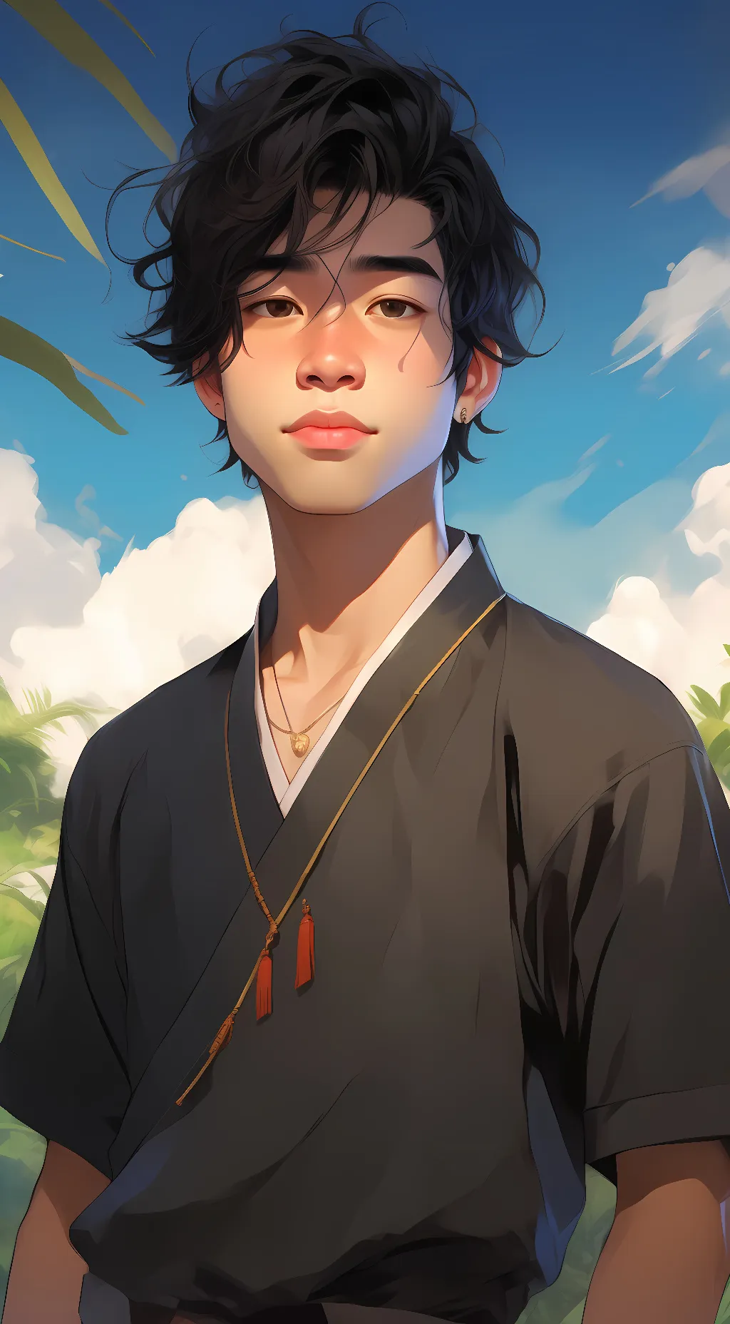 ai character: Oliver moy background