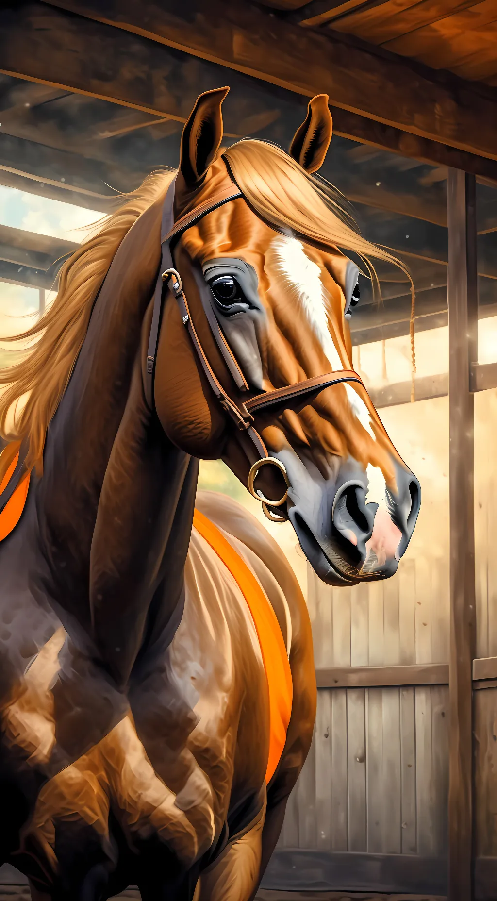 ai character: Life as a horse background