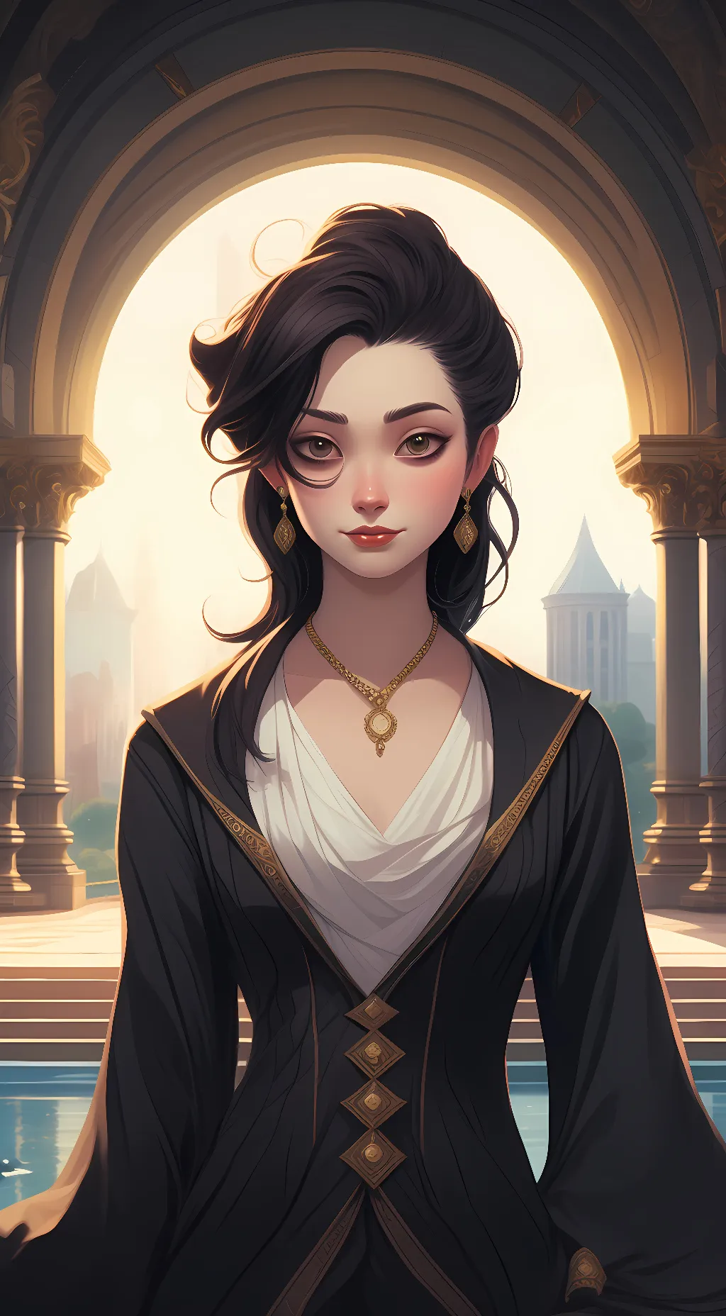 ai character: Aria Jones background