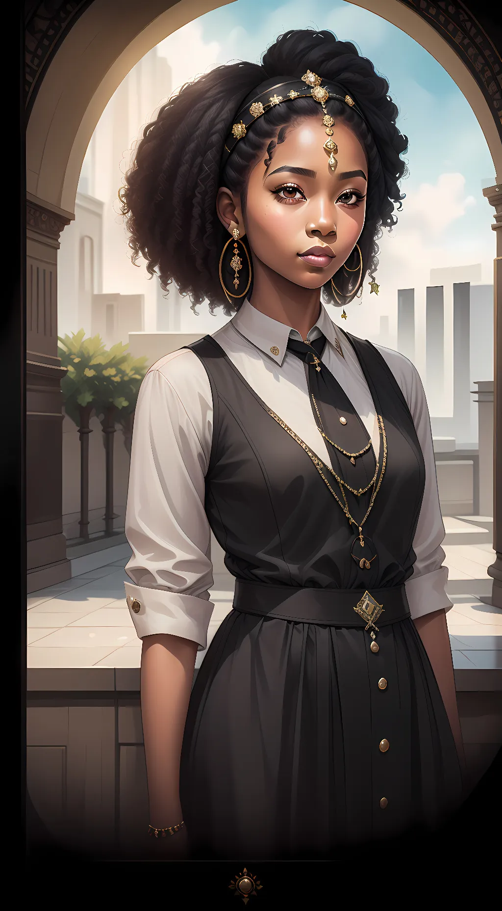 ai character: Kiara background