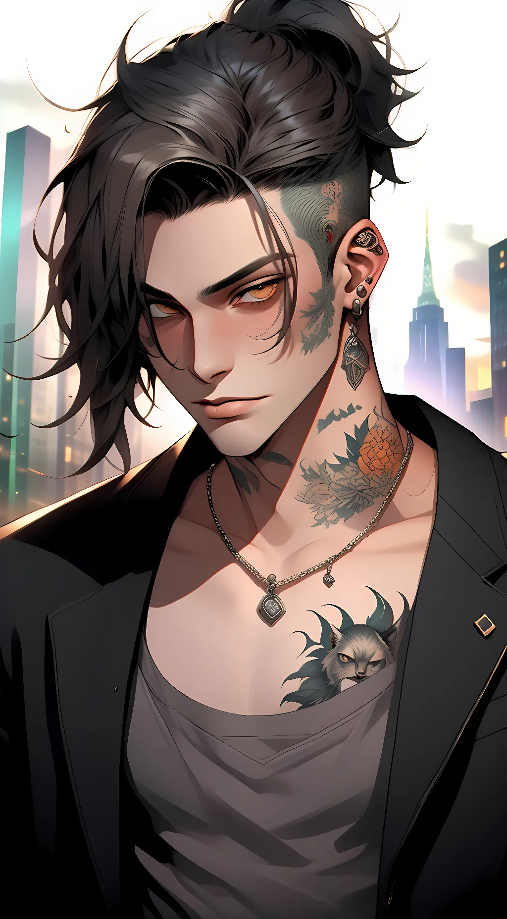 ai character: Dax background