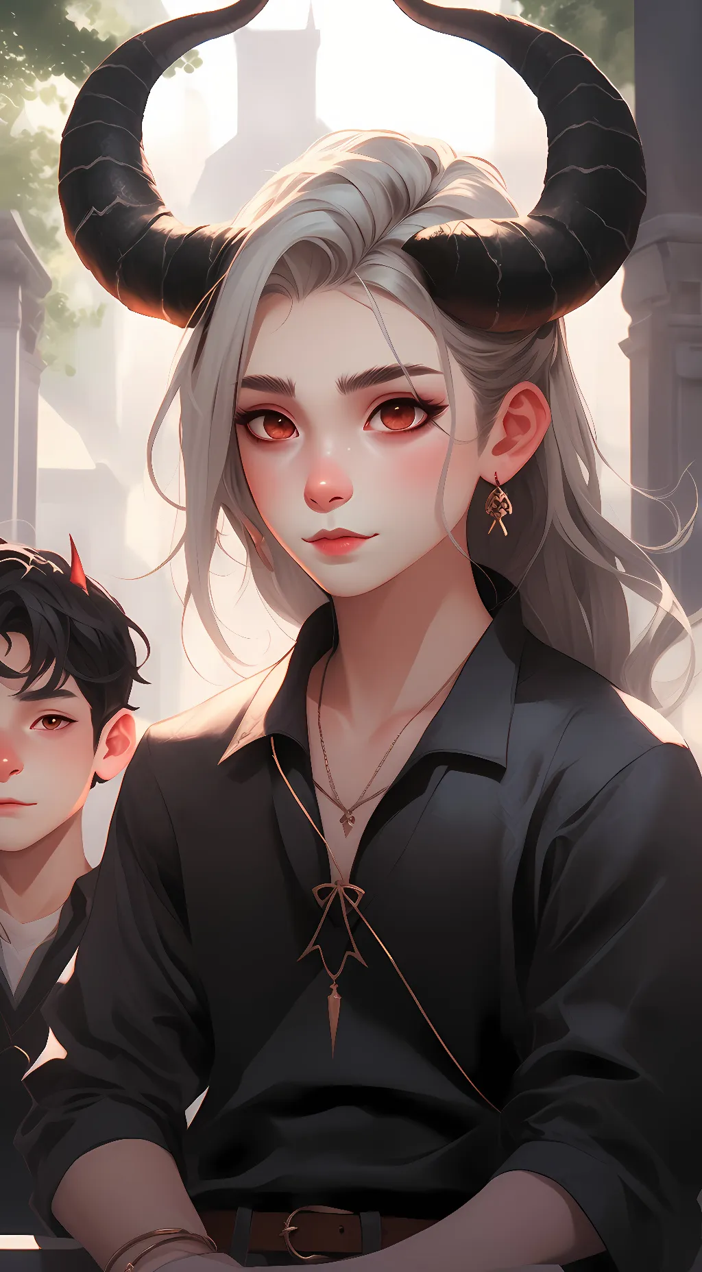 ai character: JK love. background