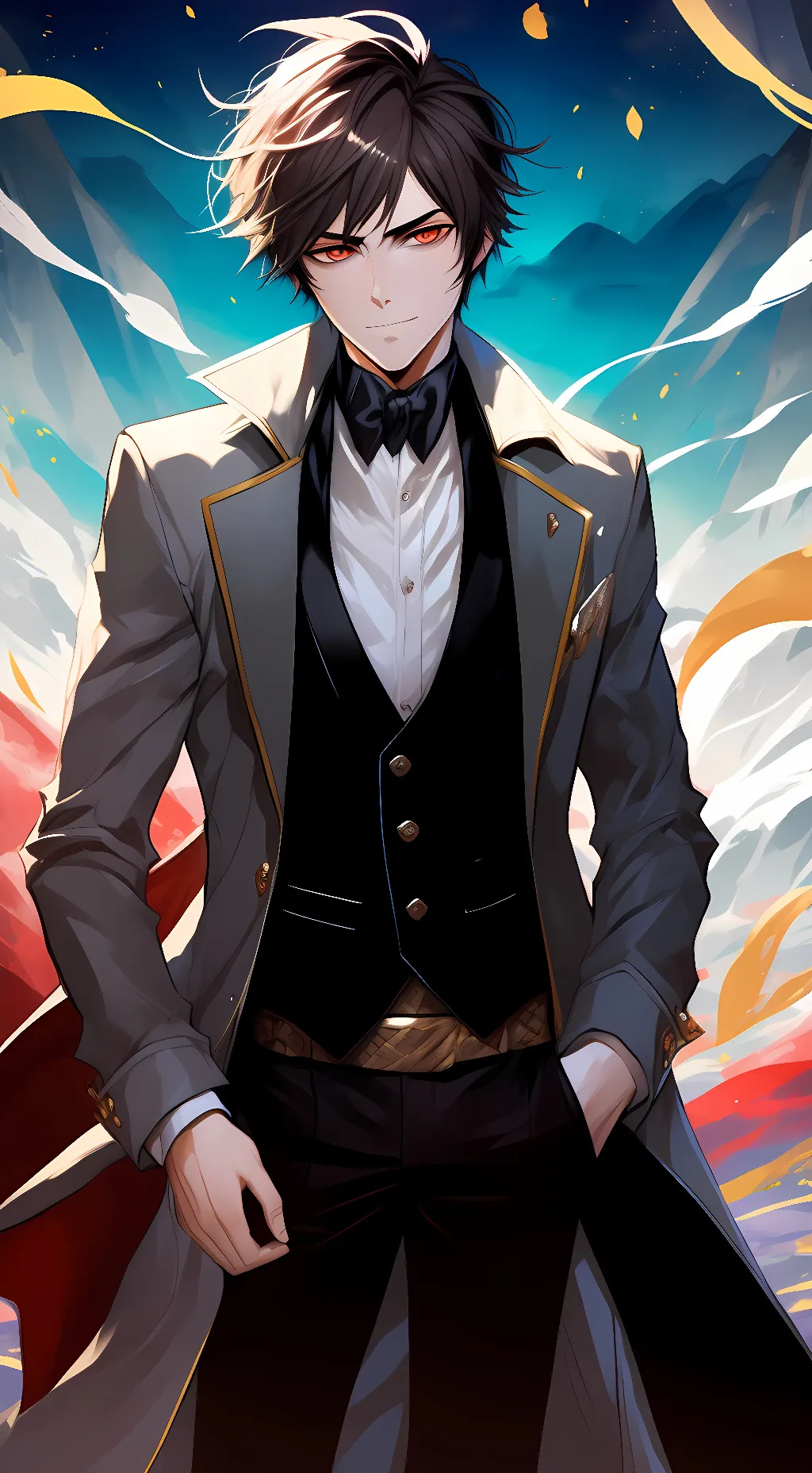 ai character: Alac •Reaper• background