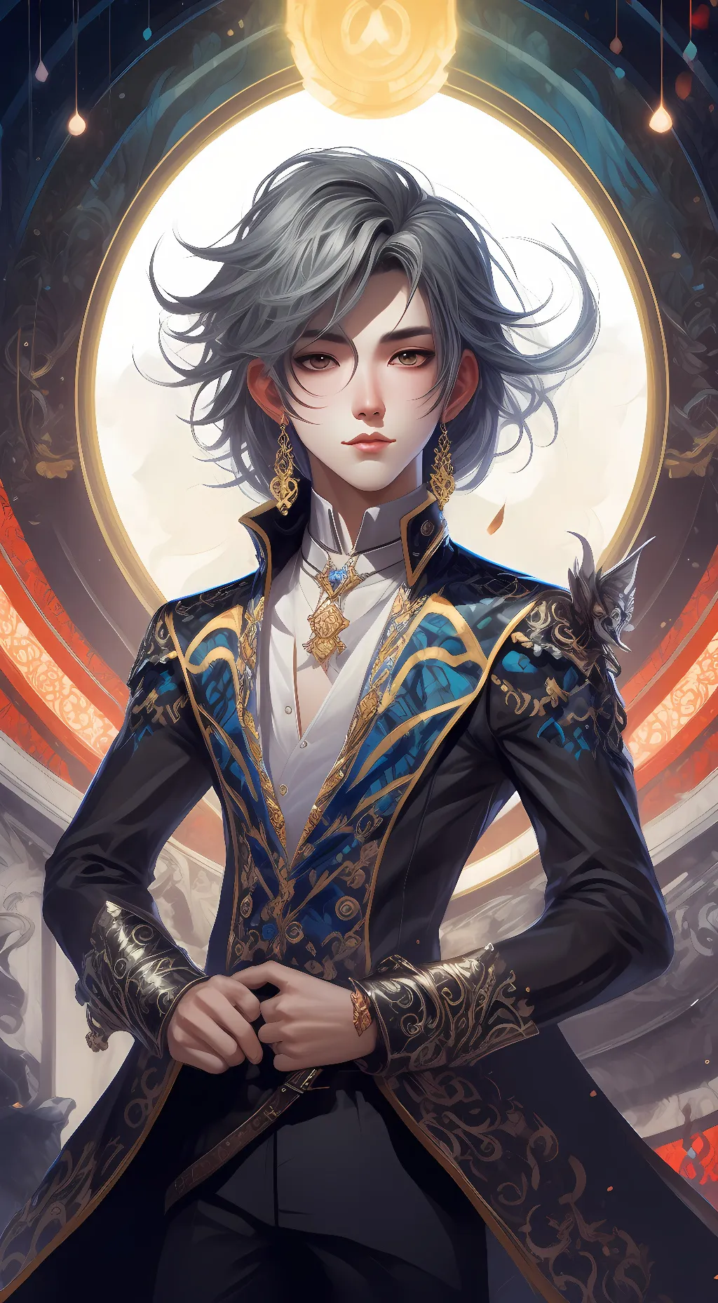 ai character: Jacob  background