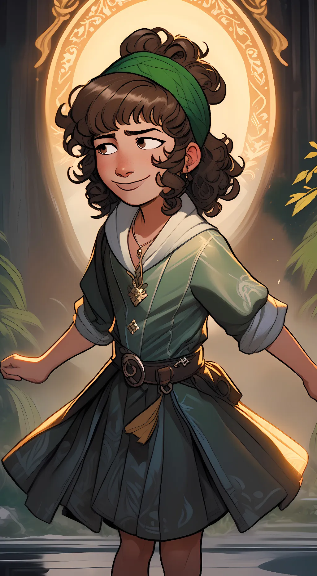 ai character: charlie Emily  background