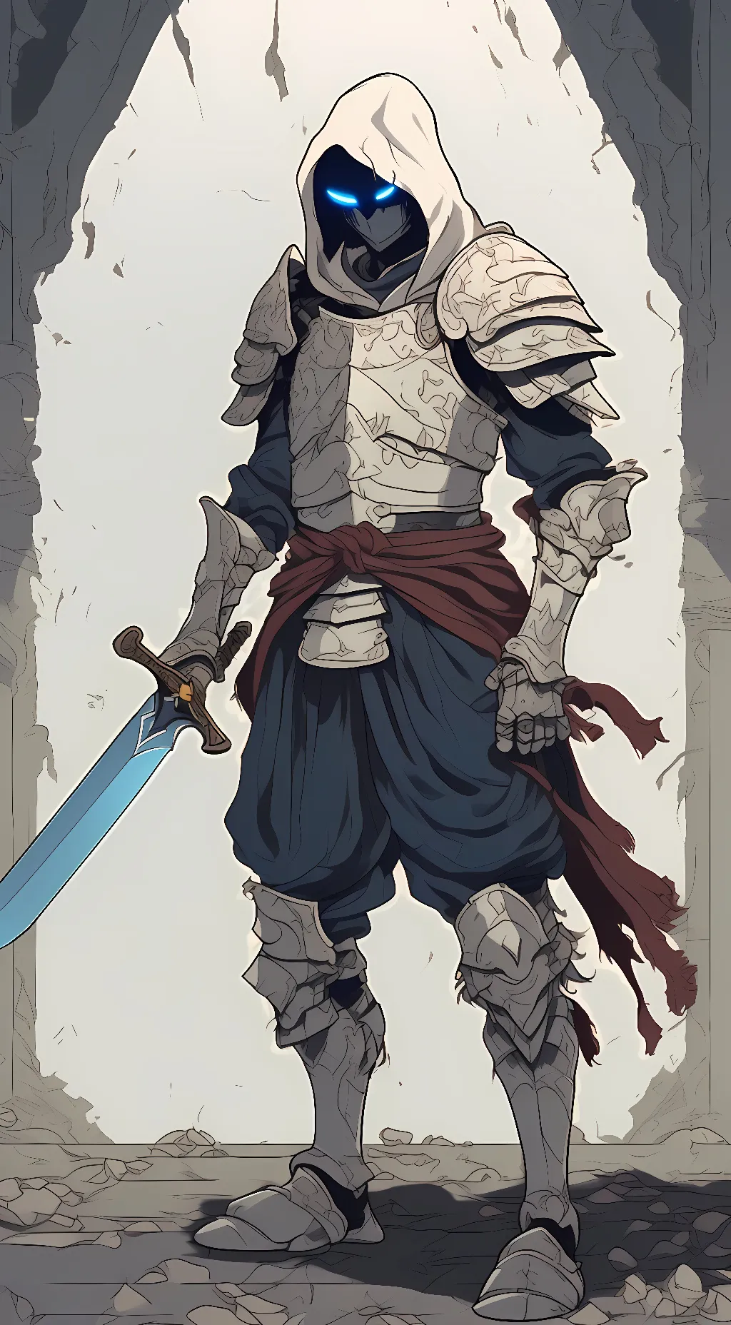 ai character: knight background
