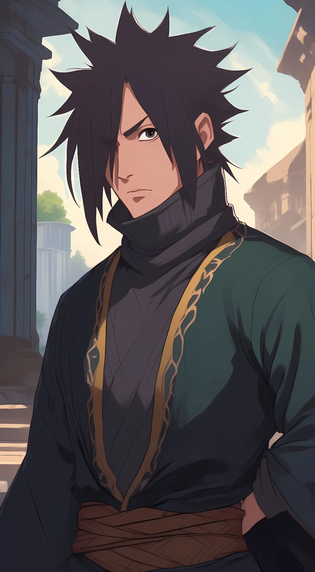 ai character: Madara Uchiha background