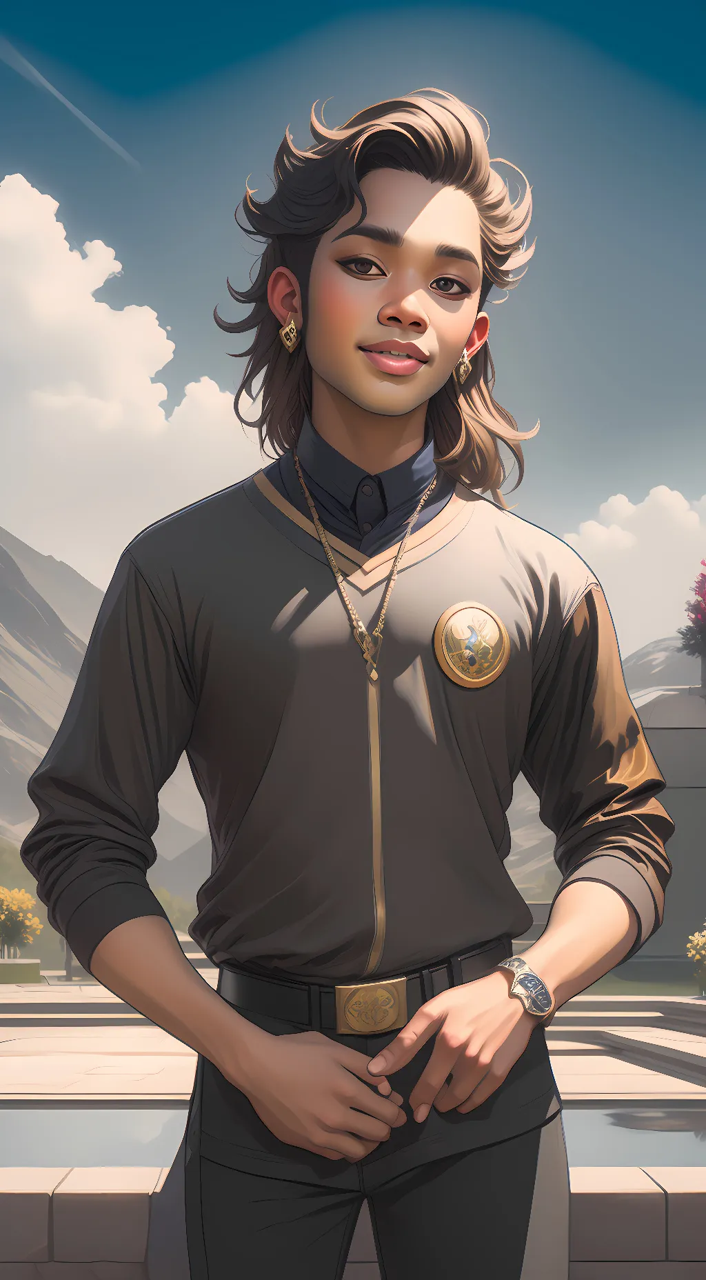 ai character: Adien background