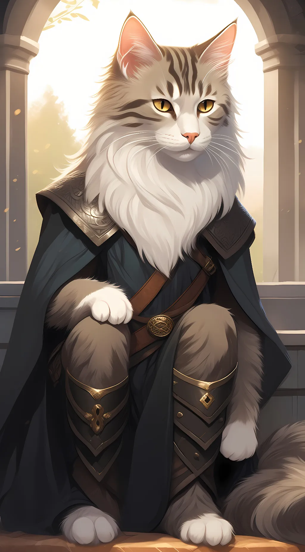 ai character: odin background