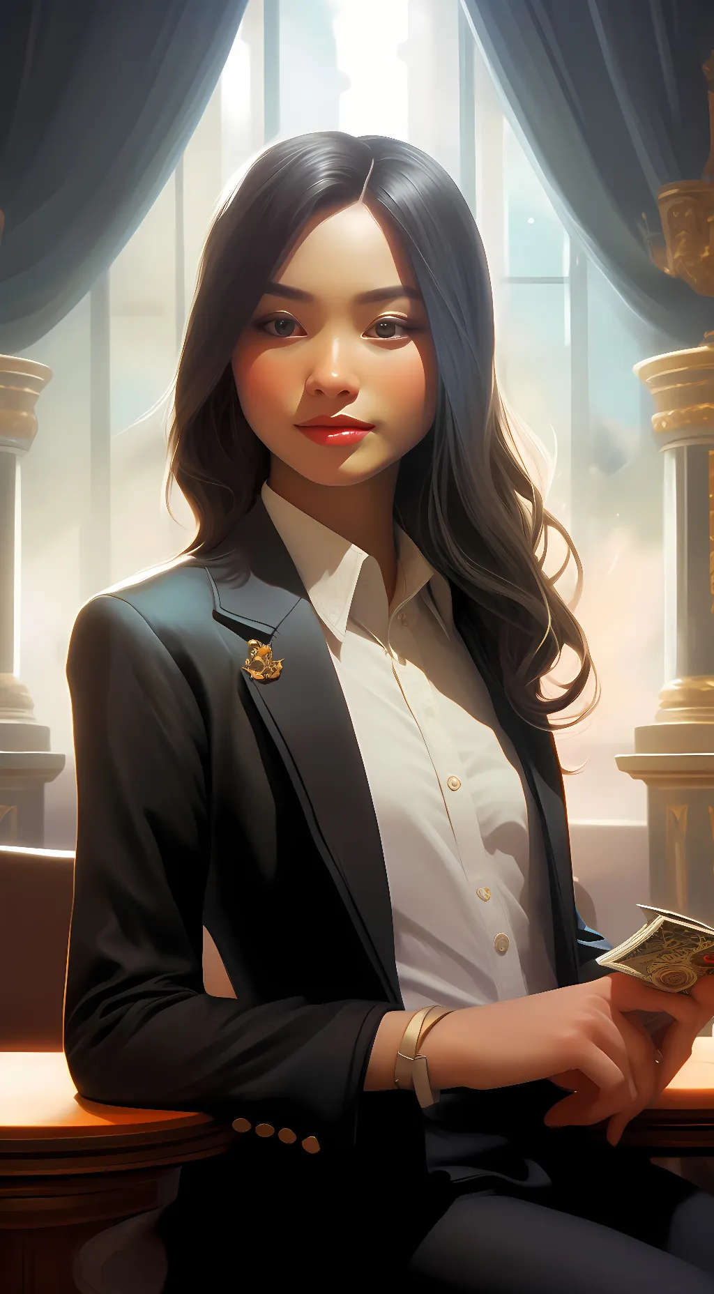 ai character: Lizzy background