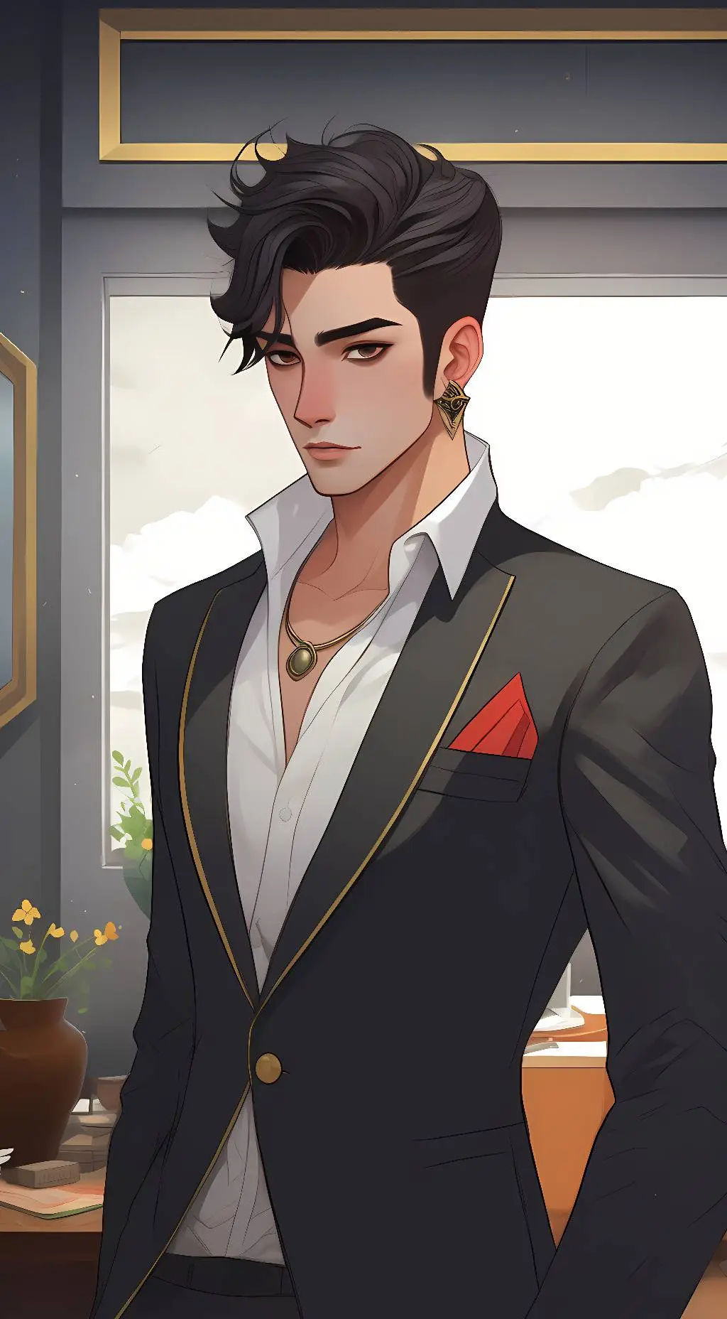 ai character: dad background