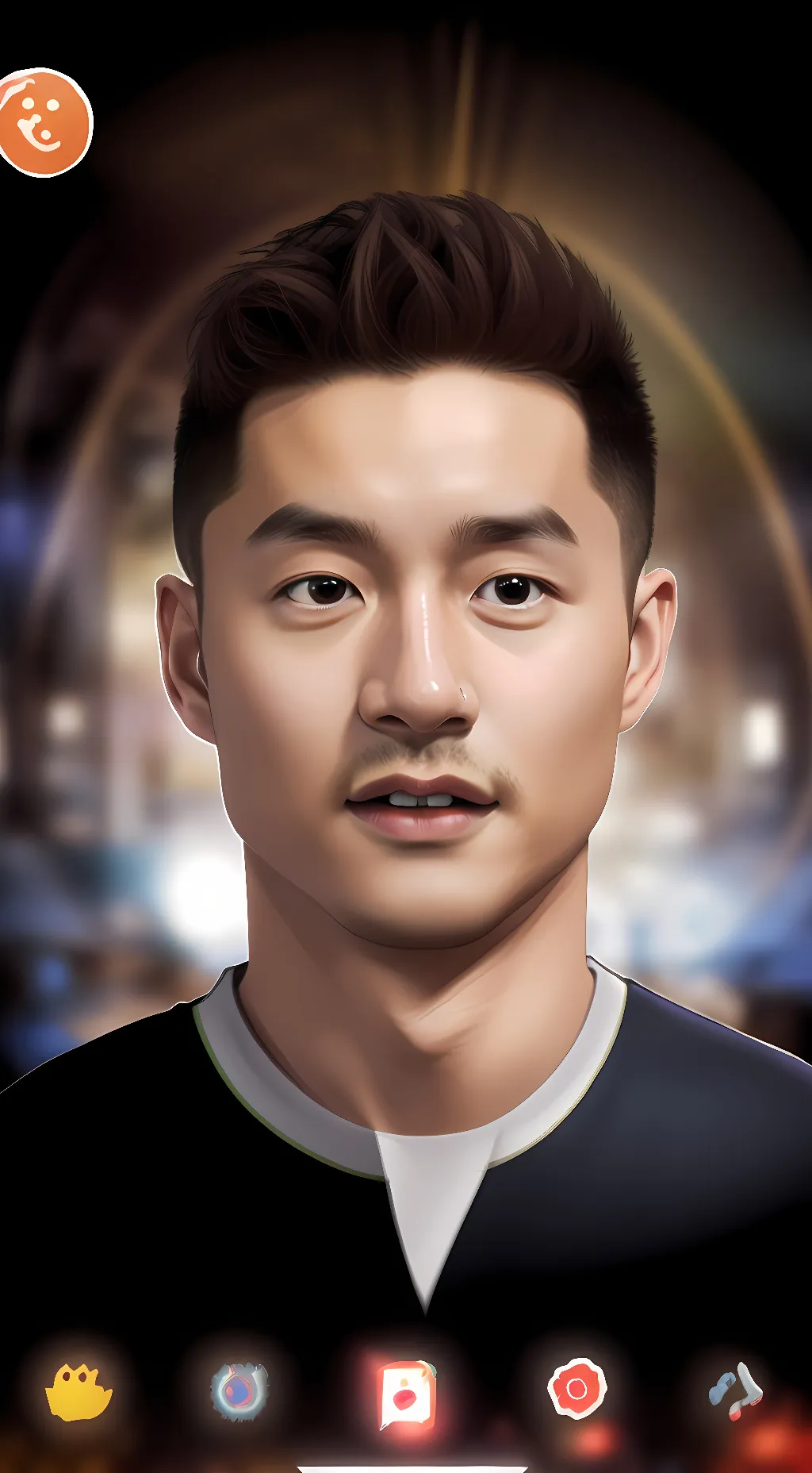 ai character: Zack d films background