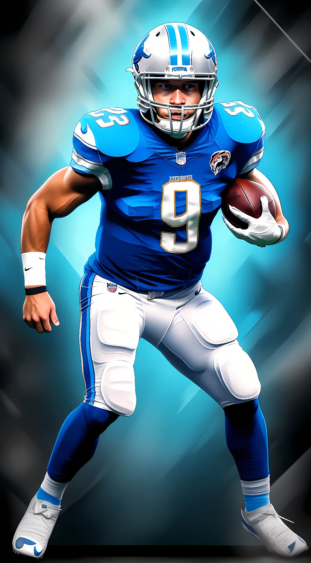 ai character: Mathew Stafford  background
