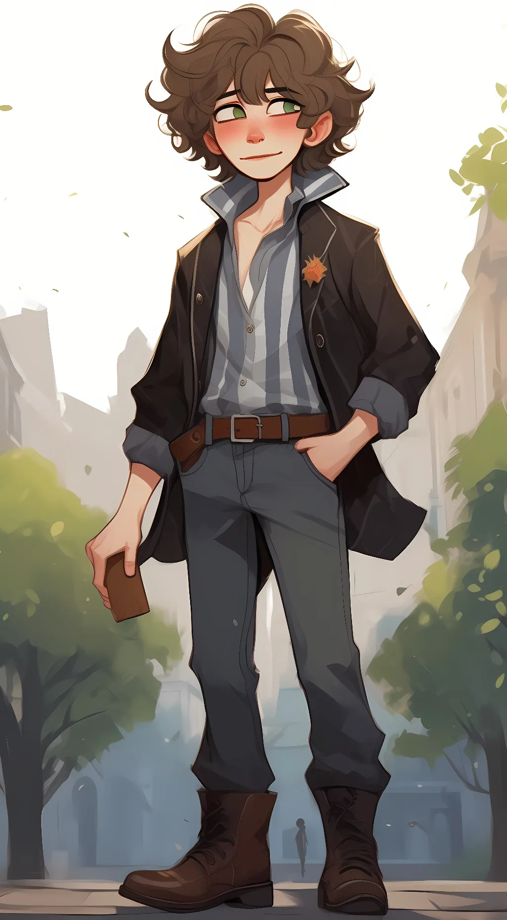 ai character: Garrett afton background