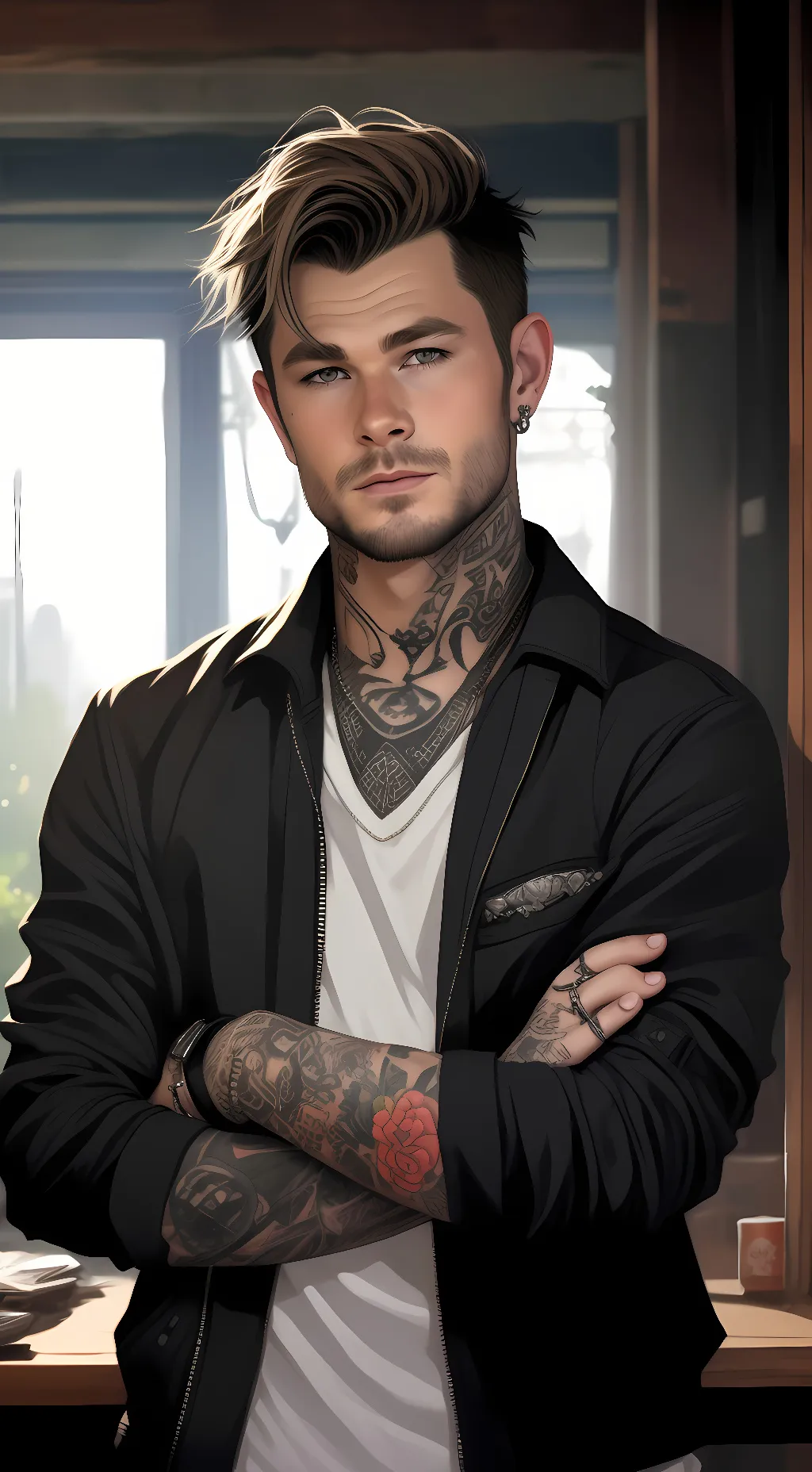 ai character: Jaden background